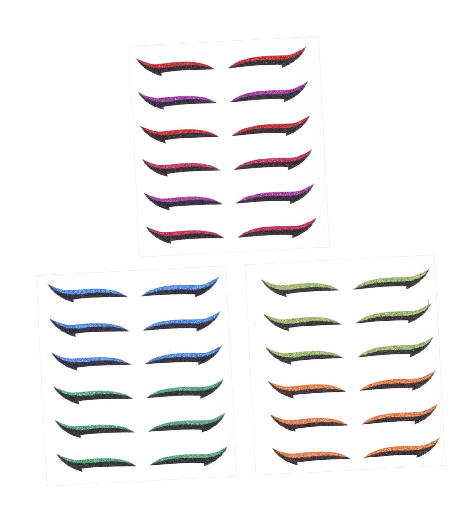 Beatifufu 18 Pairs Anti Sweat Eyeliner Eye Lift Tape Adhesive Eye Line Strip Self- Adhesive Eye Lift Strips Eye Makeup Tape Diy Eyelid Tape Adhesive Eyeliner Tape Man Sticker Prom Tool 9x10cm As Shown 1 - Buy Online on GoSupps.com