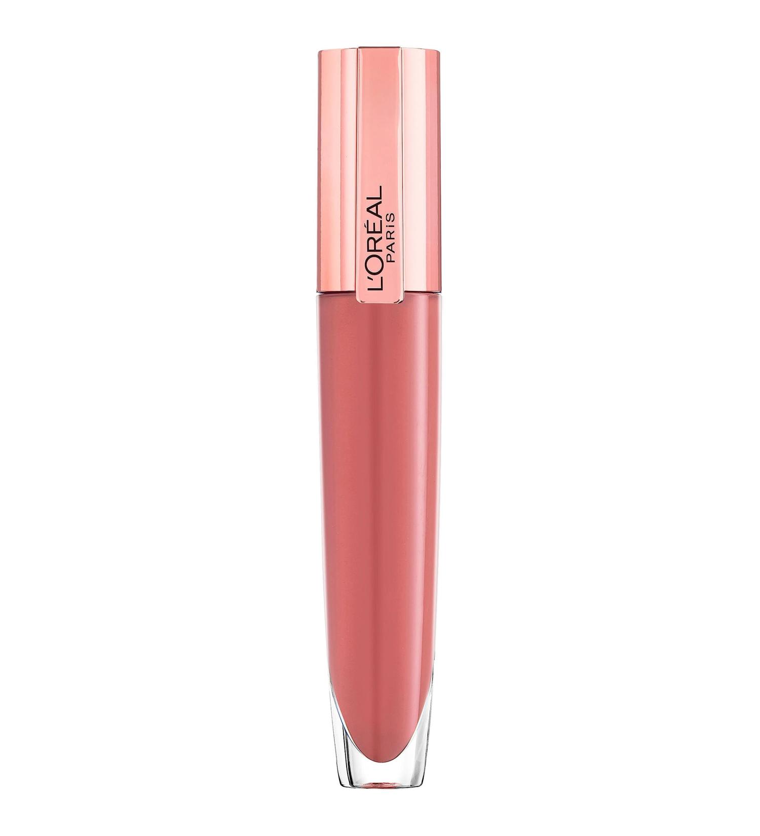 L'Or al Paris Glossy Lip Gloss - Volume & Nourishing Effect with Hyaluronic Acid & Collagen - Glow Paradise Plump-in-Gloss No. 412 - 6.40 ml (1 Pack) - Shop Internationally! - Buy Online on GoSupps.com