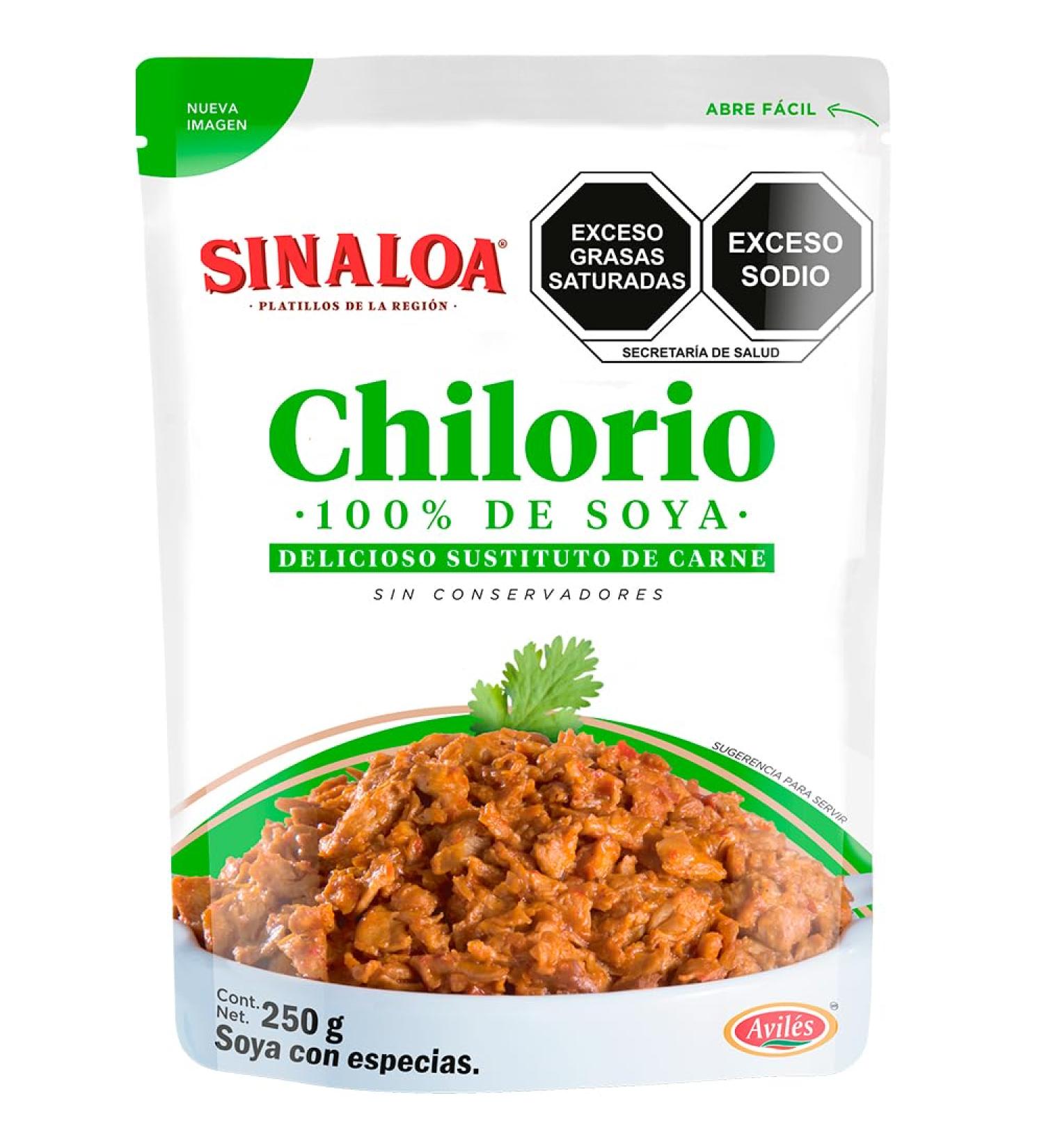 Chilorio Sinaloa Vegan Friendly 250g - Authentic Plant-Based Mexican Flavor (2 Pieces) - International Shipping Available - Buy Online on GoSupps.com