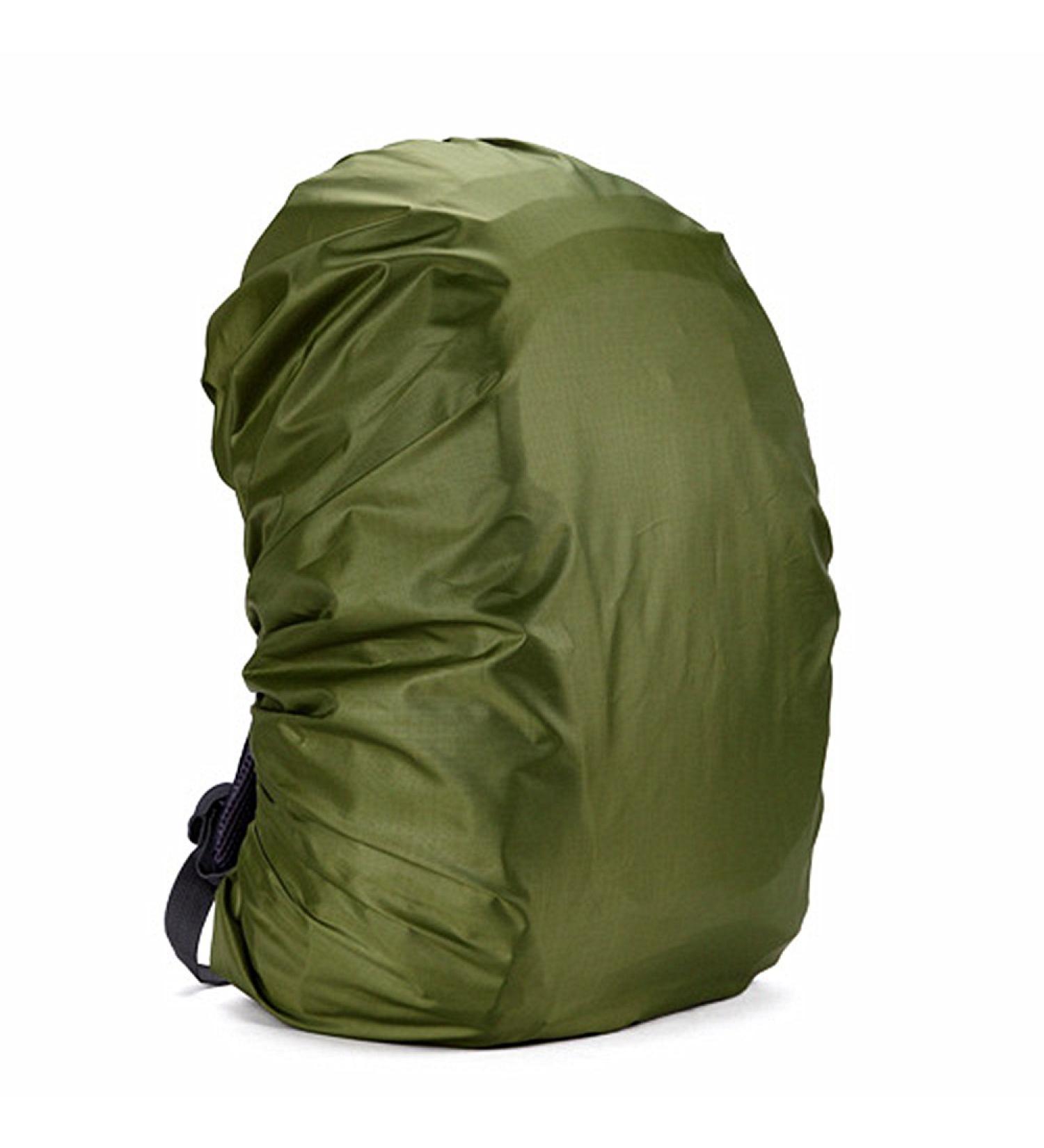Easyhon 35L-80L Waterproof Backpack Rain Cover Rucksack Water Resist Cover for Hiking Camping Traveling XX-Large Green