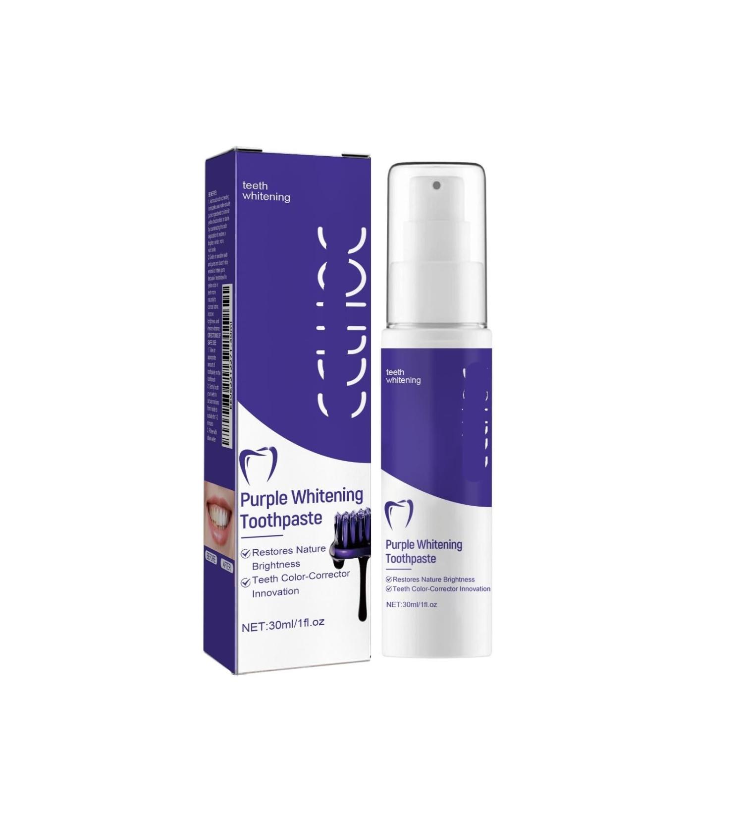 Advanced Teeth Whitening Toothpaste - Deep Cleaning Anti-Stain Formula for Yellow Teeth Freshens Breath & Relieves Gum Discomfort(1PCS) 1 Count (Pack of 1) - Buy Online on GoSupps.com