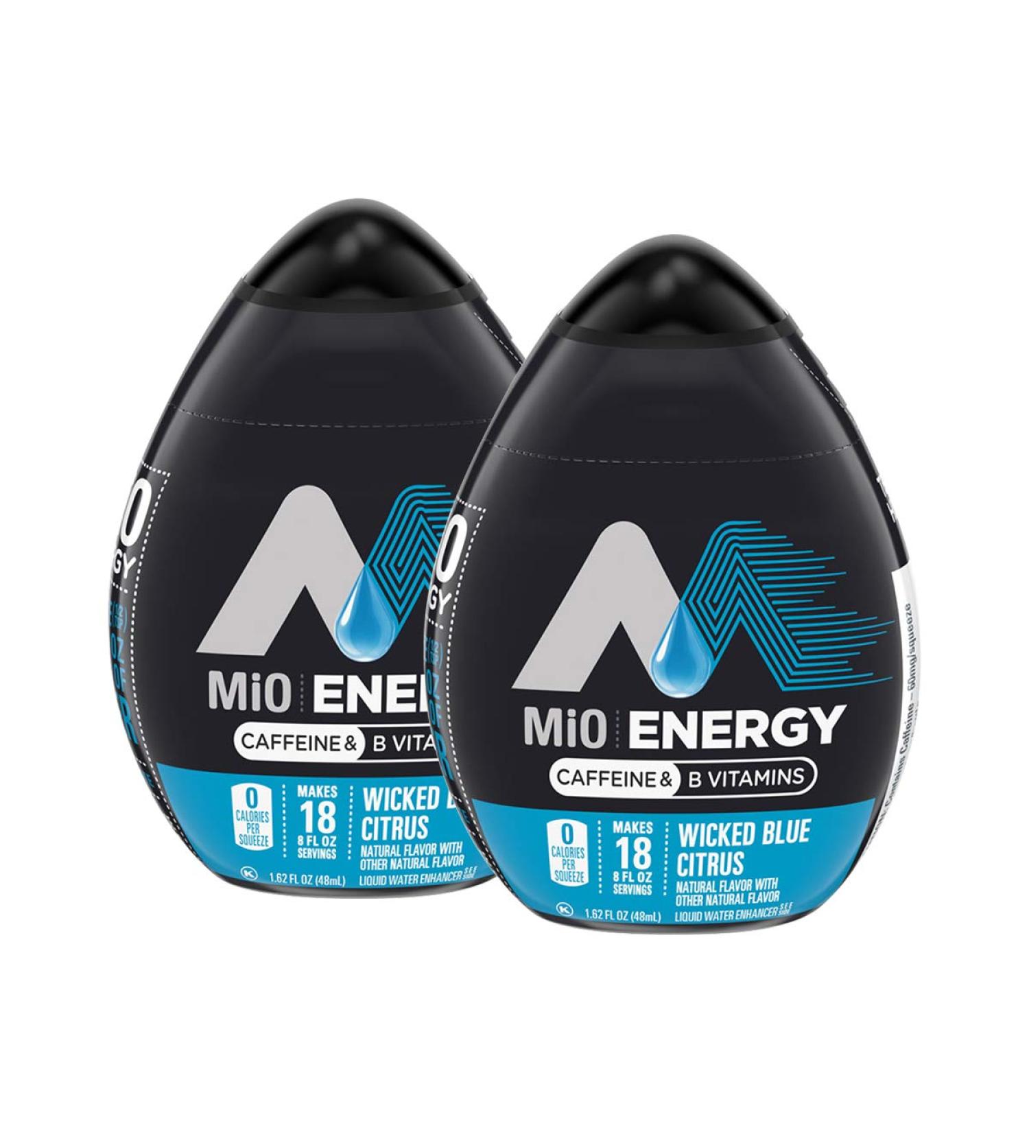 MiO Energy Wicked Blue Citrus - 2 Pack, 8 Fl Oz each - Buy Online on GoSupps.com