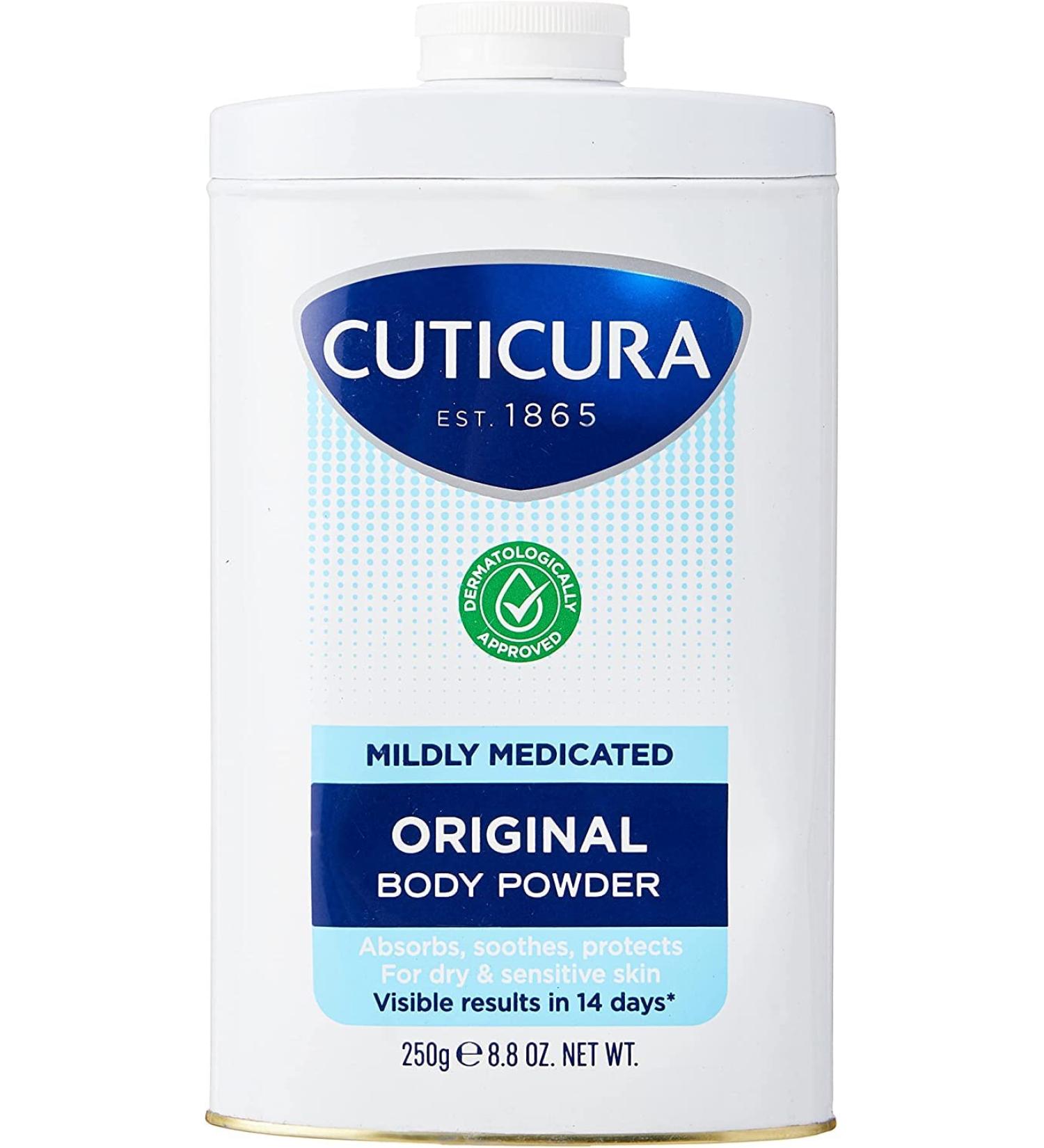 Cuticura Mildly Medicated Talcum Powder (250g) - Pack of 6 - Buy Online on GoSupps.com