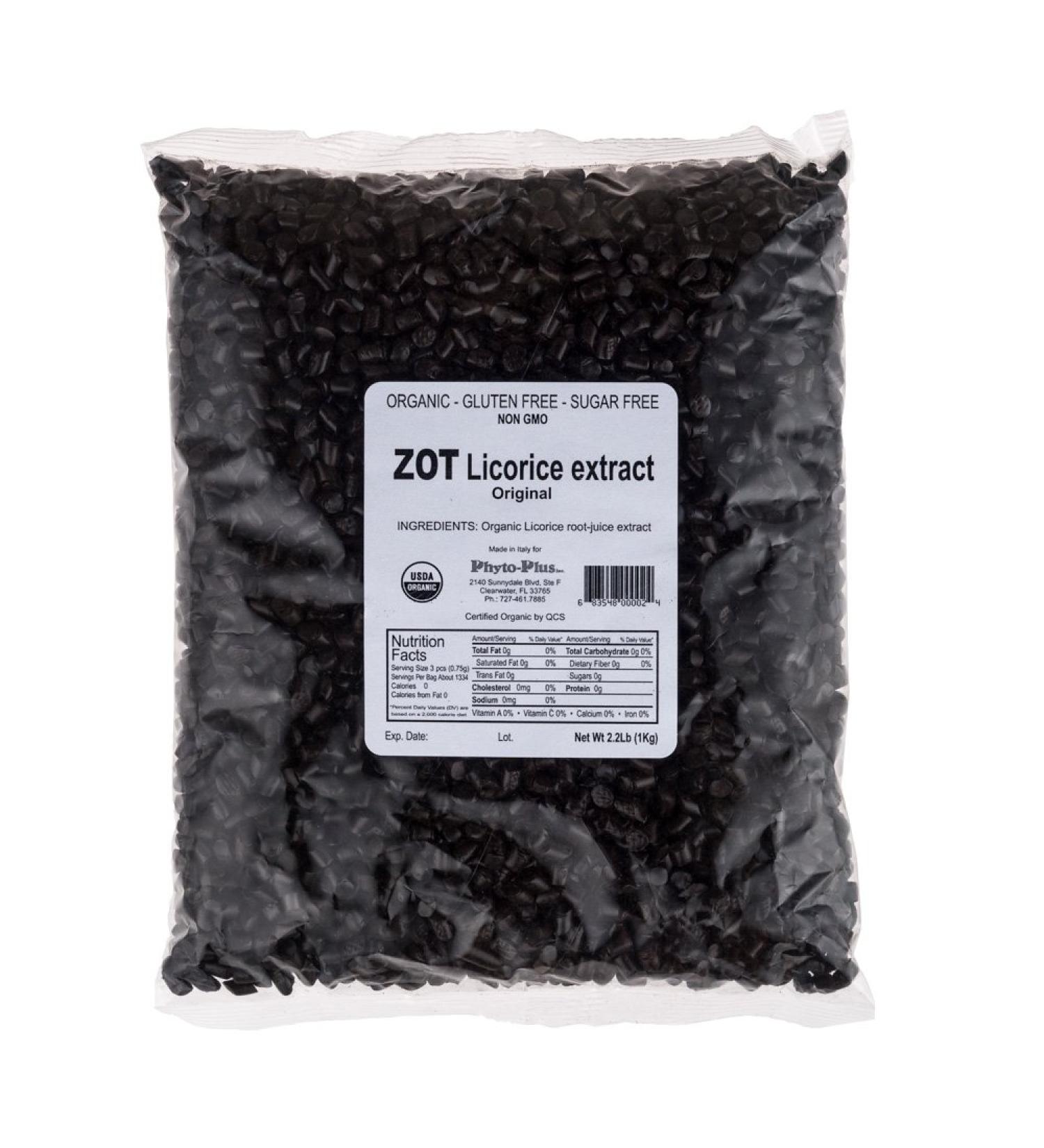 ZOT Organic Licorice Root Extract In Bulk 2.2 Pound Black