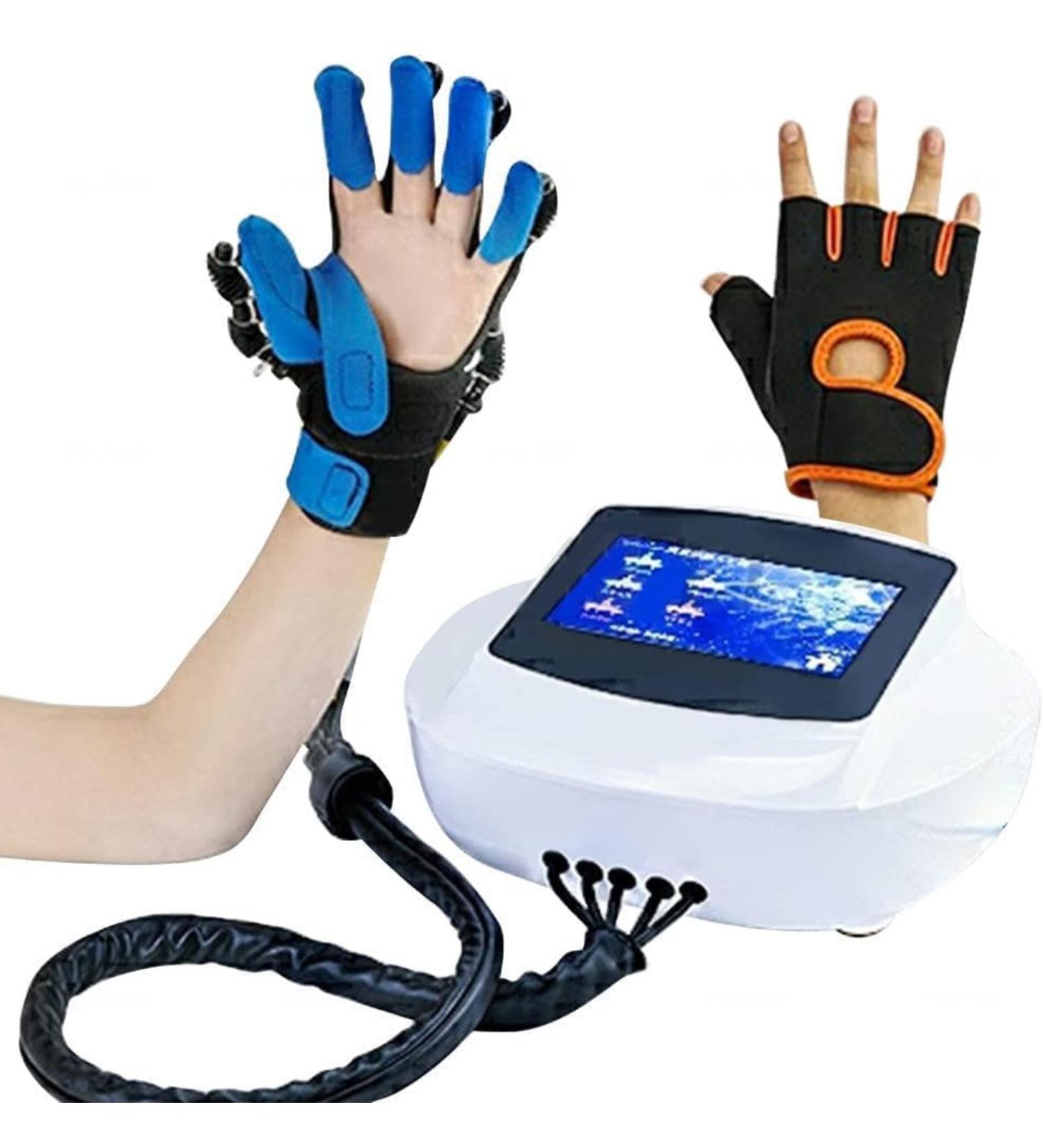 Finger Training Rehab Orthotics Protector Exoskeleton Manual Training Help Patient with Hand Dysfunction to Independently Carry Out Rehabilitation Right-M - Buy Online on GoSupps.com