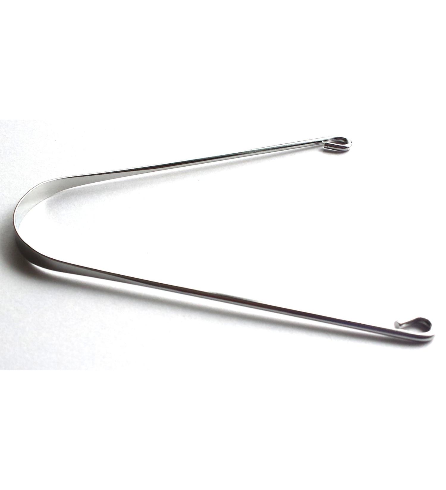 Premium Stainless Steel Tongue Cleaner Scraper | Improve Oral Hygiene & Banish Bad Breath - International Shipping Available - Buy Online on GoSupps.com