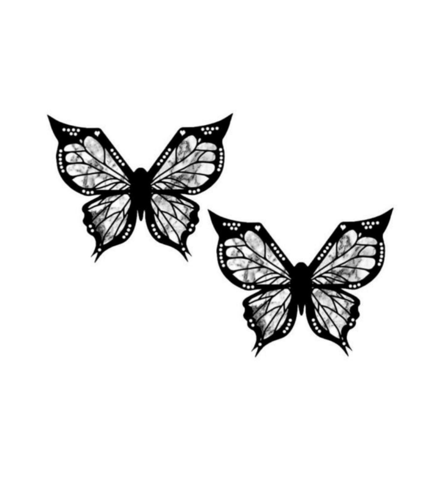 2 PIECE Makeup Eyeliner Stencil Tool Winged Eyeliner Stamp Butterflies Stencils for Smokey Eyeshadow Eye Liner Stencil Kit Multifunctional Eye Applicator Mascara Shield - Buy Online on GoSupps.com