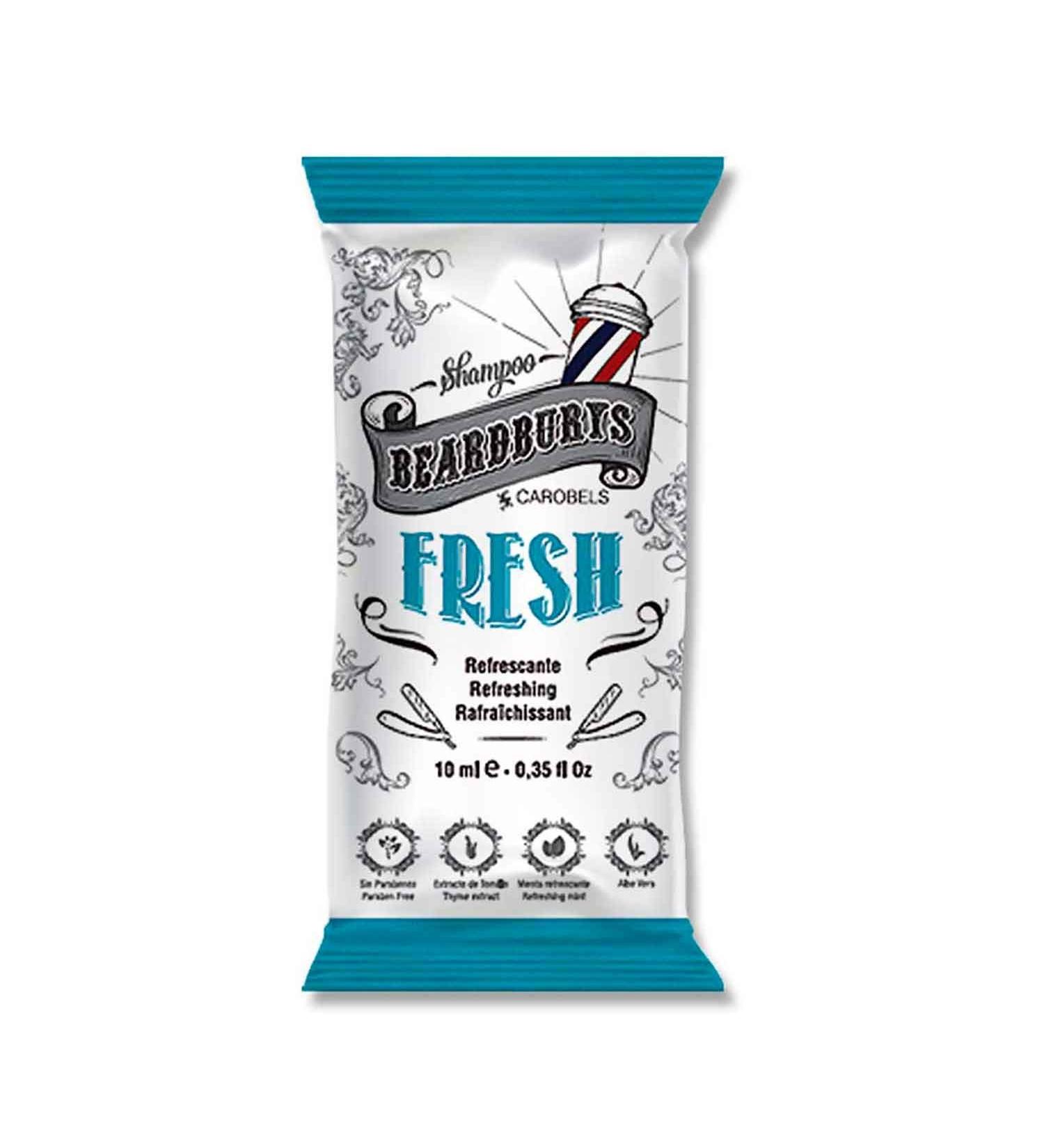 BY CAROBELS BEARDBURYS Beardburys Fresh Shampoo Sachet 10 ml 10 ml
