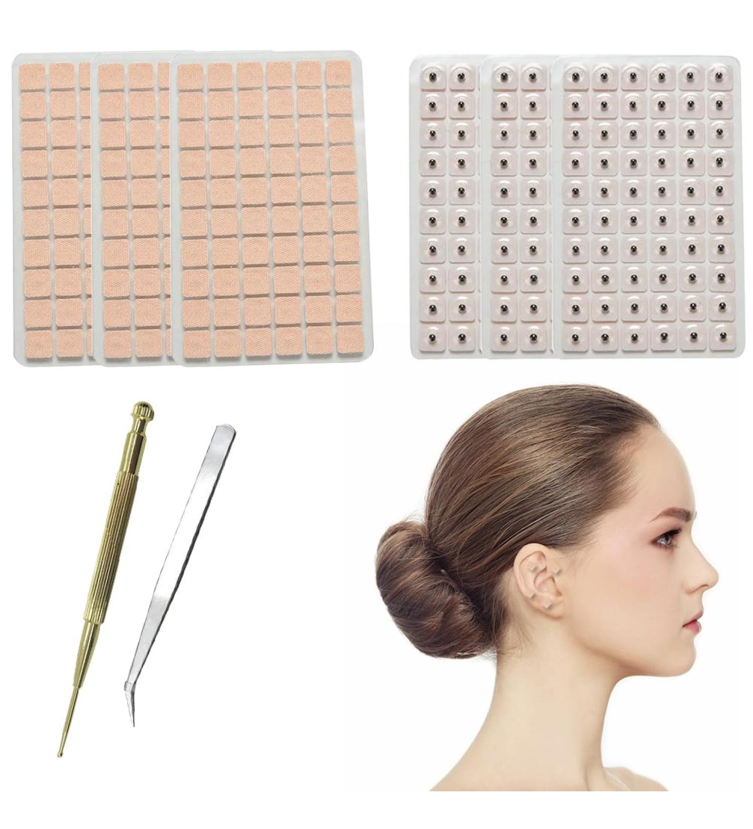 Buy 600 Piece Ear Acupuncture Set - Acupressure Stick Massage Pen & Tweezer for Holistic Healing - Buy Online on GoSupps.com