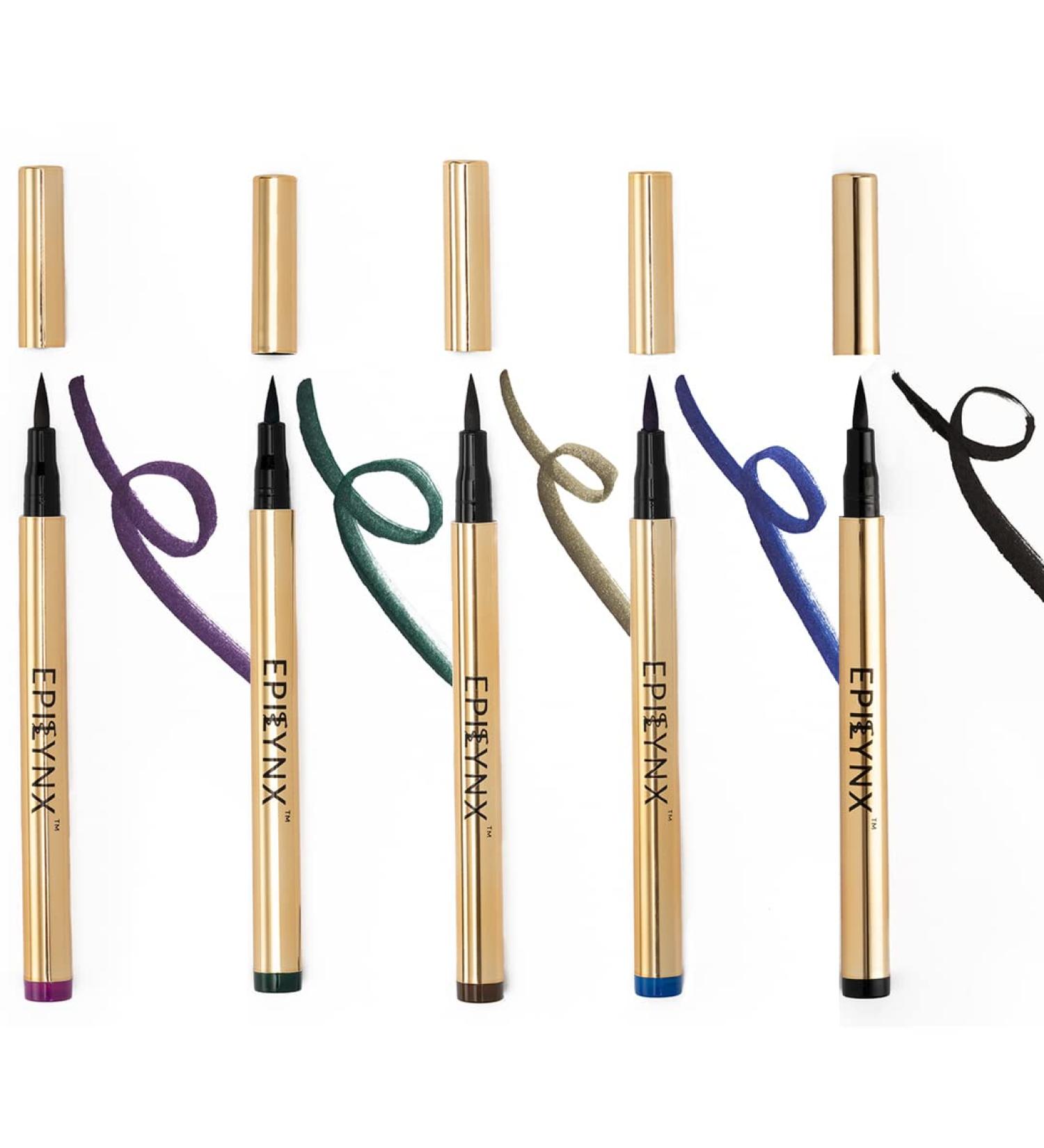 EPILYNX Long Lasting Waterproof Liquid Eyeliner | Precision Tip, Gluten-Free, Vegan | Holiday Gift Set - Buy Online on GoSupps.com