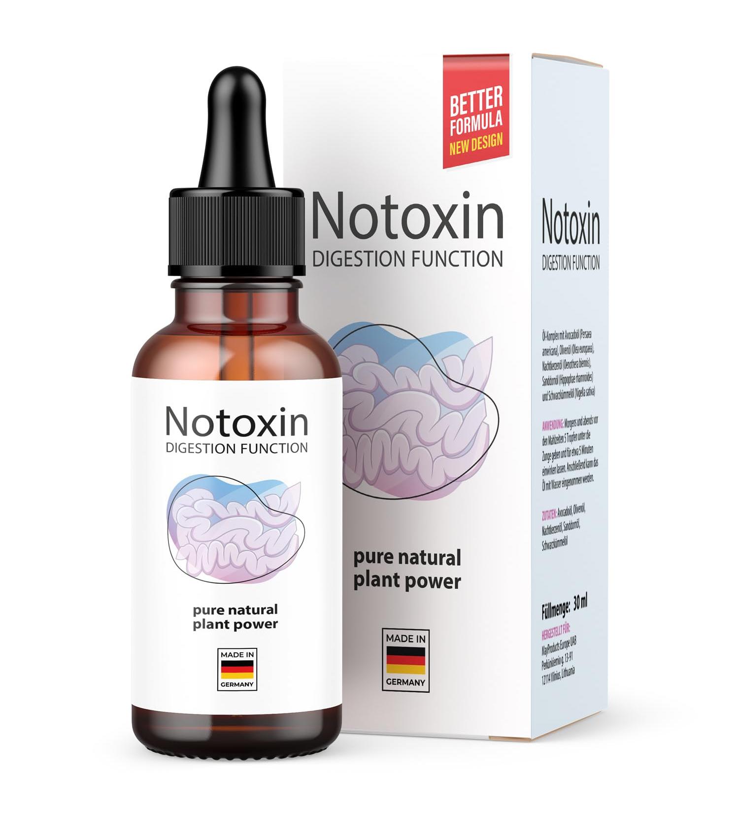 Notoxin Drops Premium - for men & women - with 30 ml per bottle - 1x