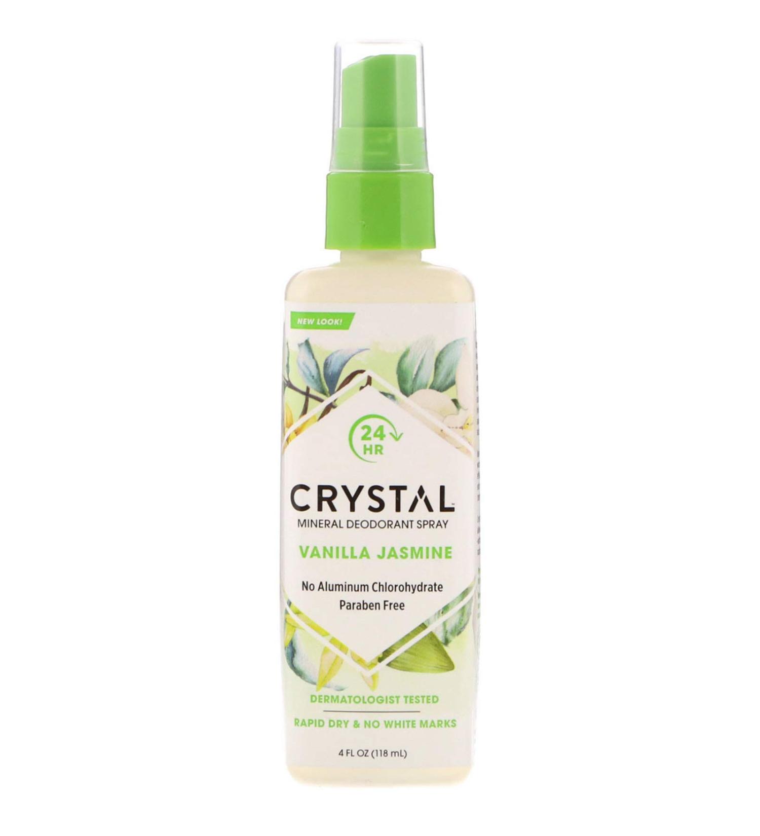 Crystal Deodorant Spray 4 Ounce Vanilla & Jasmine - Buy Online on GoSupps.com