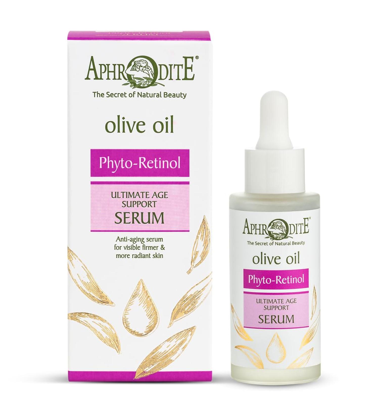  APHRODITE Aphrodite Phyto-Retinol Age Support Serum - Alternative to Plant Retinol - Reduces Fine Lines - Moisturizes & Firms - Fragrance Free & Skin-Friendly - Buy Online on GoSupps.com