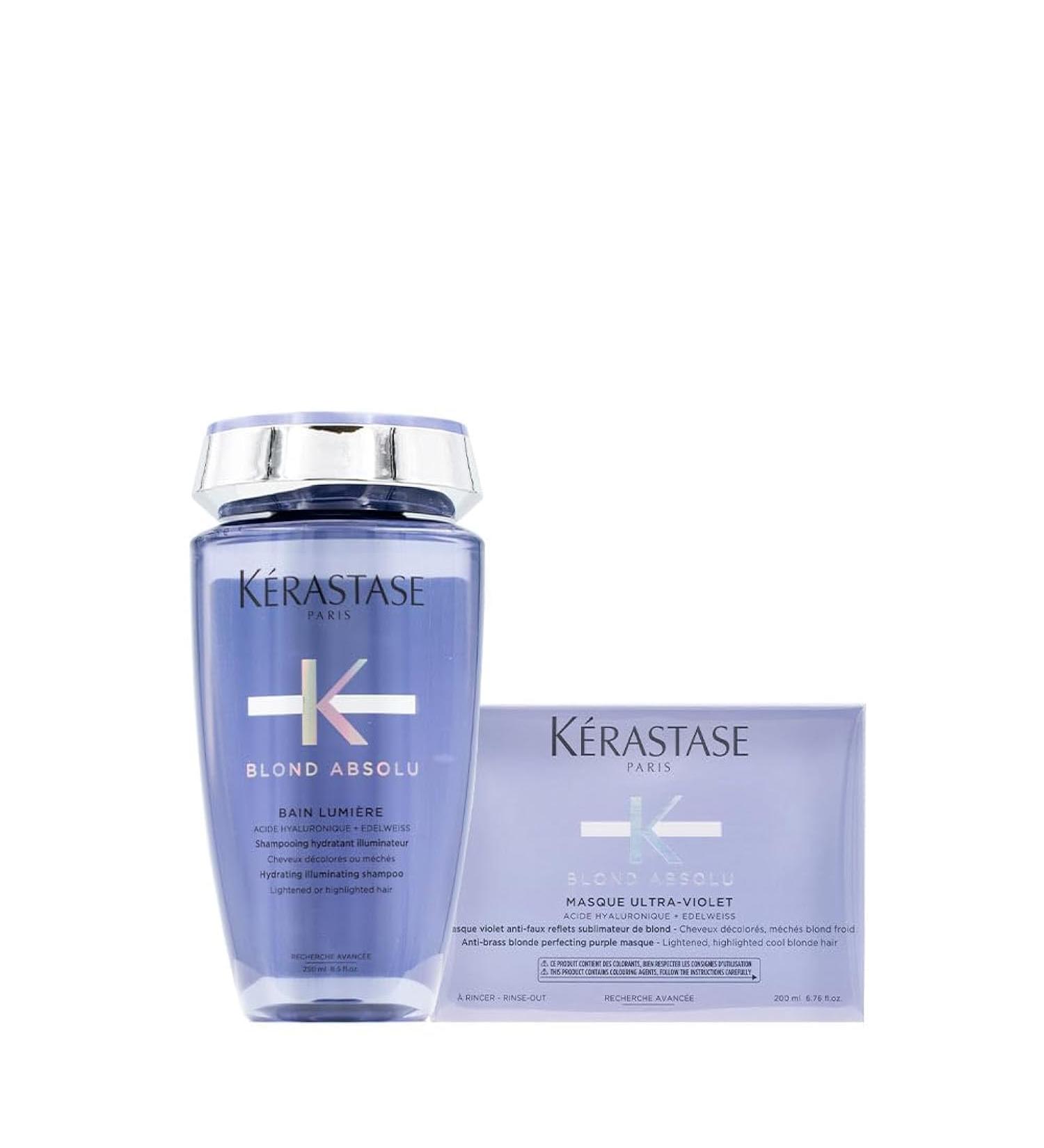 K RASTASE Blond Absolu - Radiance & Repair Routine for Blonde Hair - Highlighted & Bleached - with Hyaluronic Acid - Buy Online on GoSupps.com