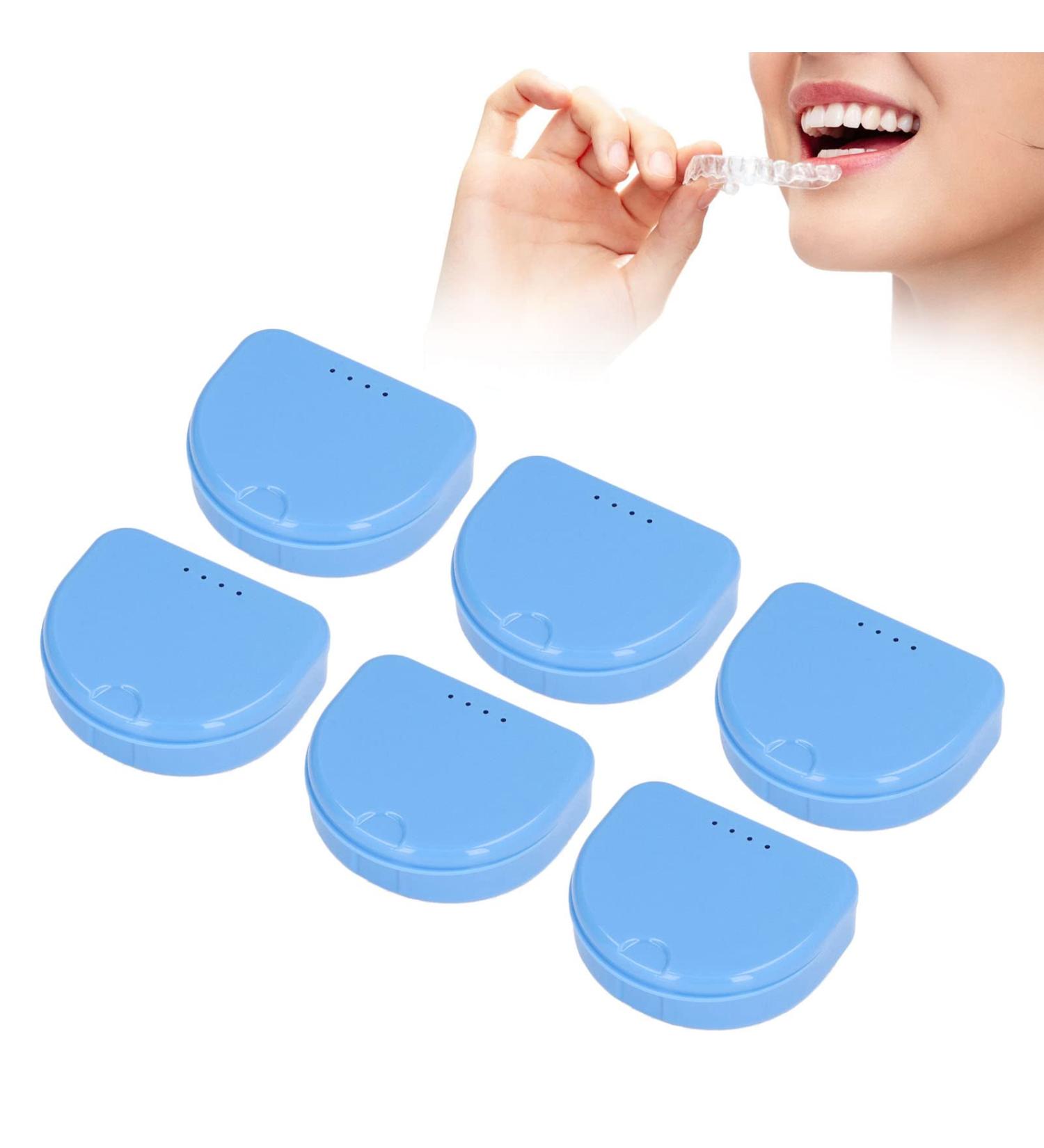 12-Piece Retainer Box Set | Compact Dental Orthodontic Storage Case for Teeth Alignment - Buy Online on GoSupps.com