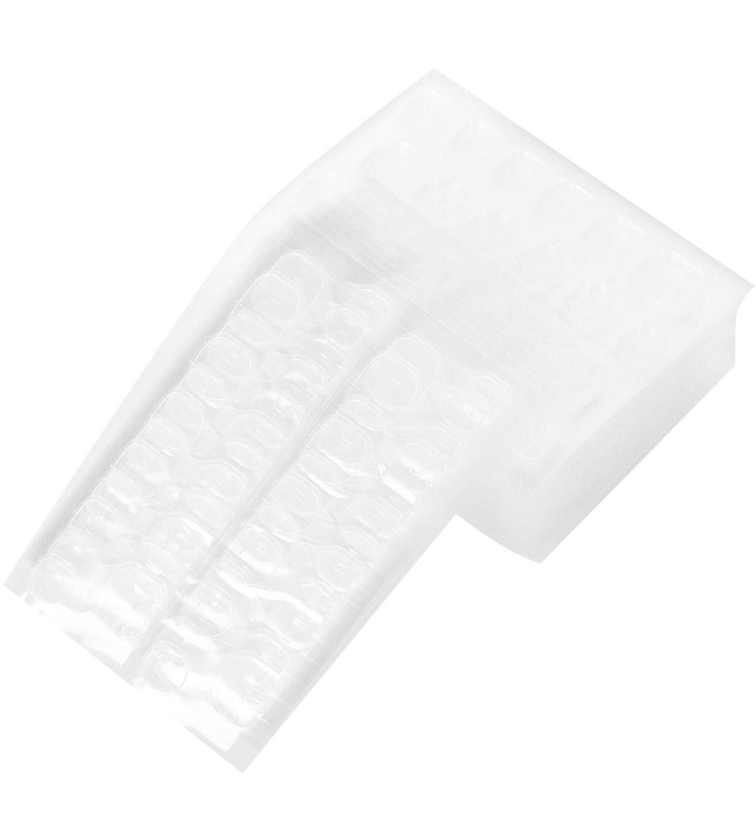 50 Sheet Waterproof Double Sided Fake Nail Adhesive Tabs Transparent Gel Nail Tape Self Adhesive Perfect for Professional and Family Use with 12 Different Sizes - Buy Online on GoSupps.com