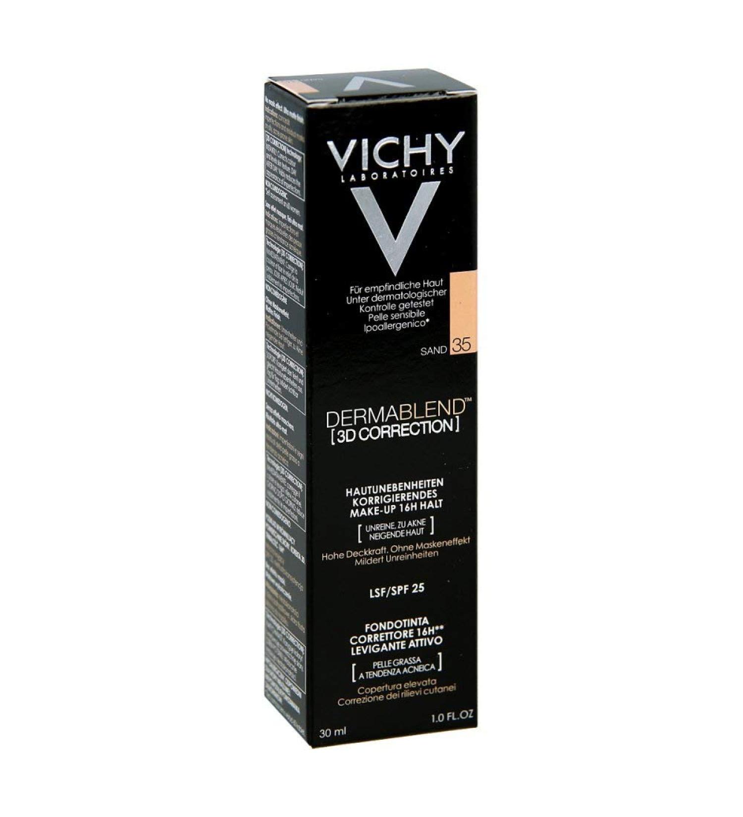 Vichy Dermablend 3D Make-up Ivory 30 ml - Long-lasting Coverage for Flawless Skin | International Shipping Available - Buy Online on GoSupps.com
