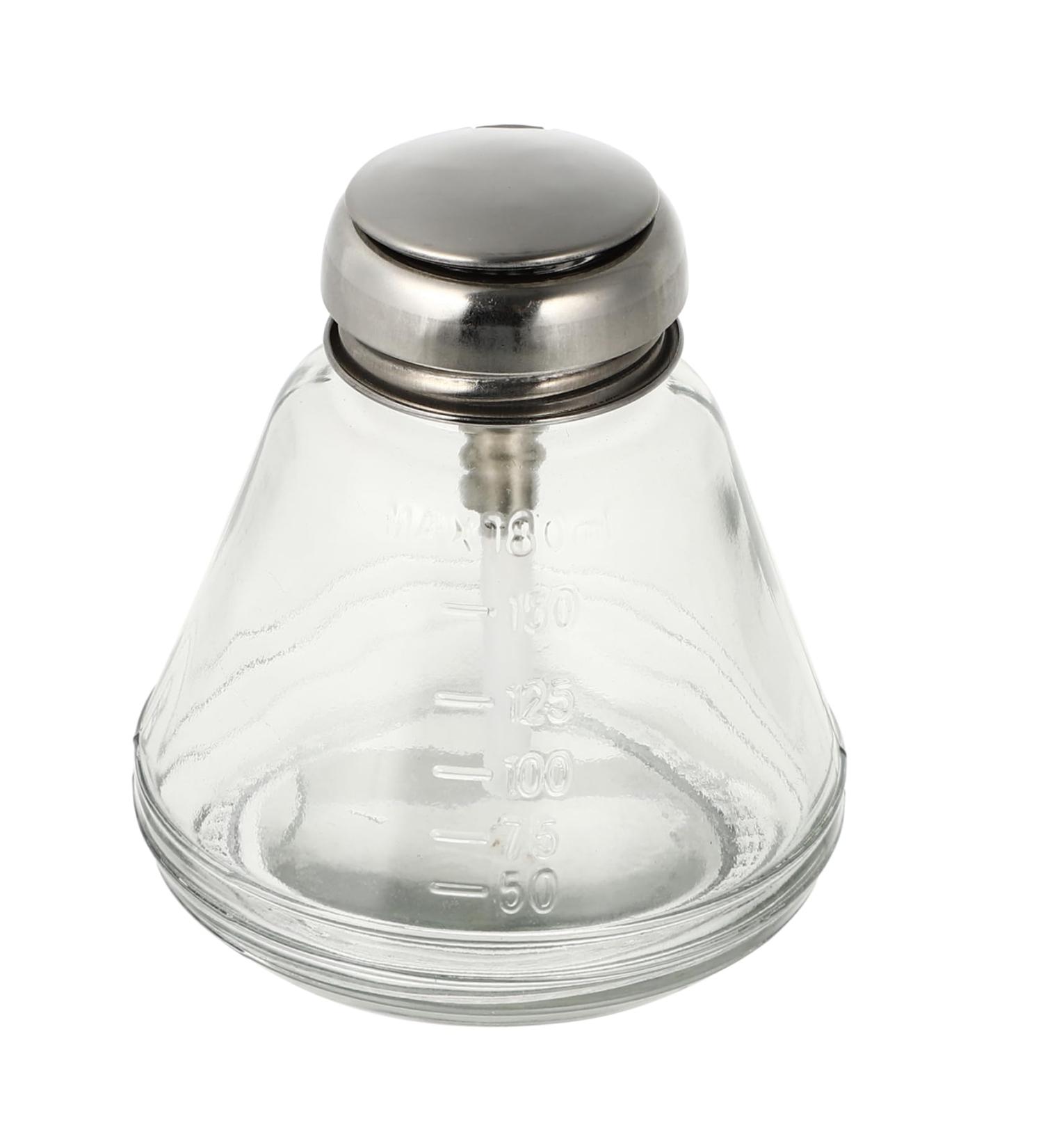 Press Empty Press Dispenser Nail Color Remover Dispenser Nail Polish Remover Dispenser Liquid Press Container Travel Bottle Liquid Holder Manicure Glass Supplies - Buy Online on GoSupps.com