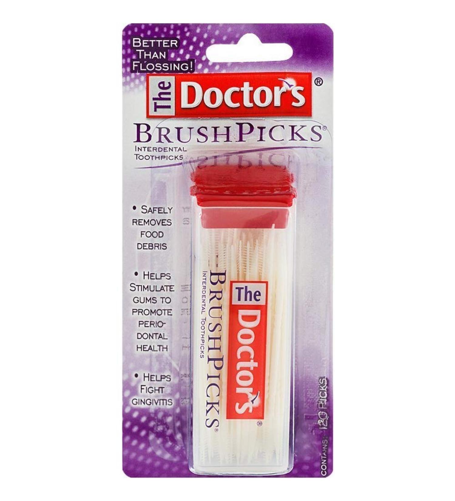 Doctor's - BrushPicks Interdental Toothpicks - 120 Selection