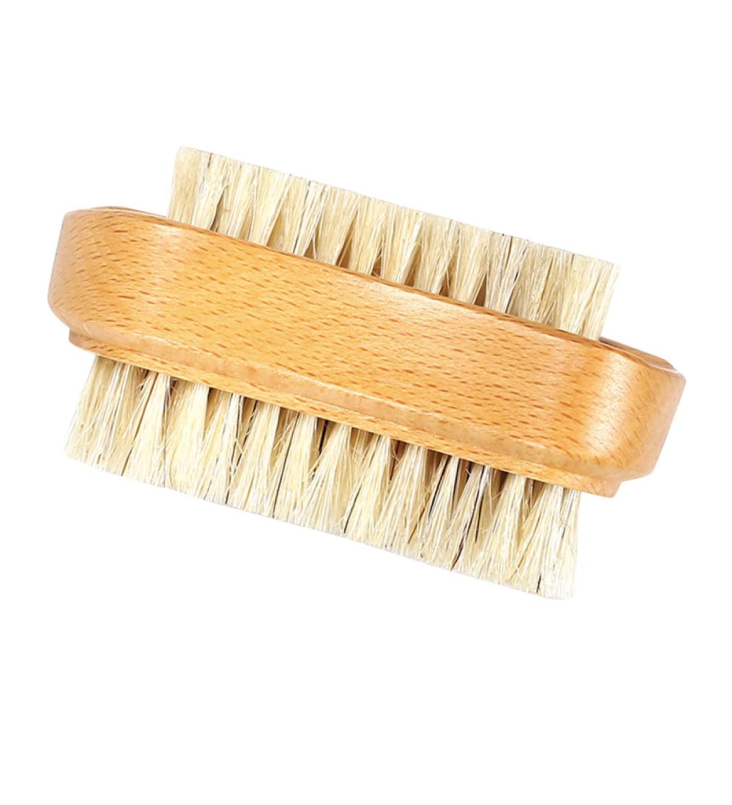 FRCOLOR Double Sided Nail for Cleaning Wood Hand Nail Scrub Nail Cleaning Brush Bristle Nail Brush Manicure Nail Cleaner Brush Nail Cleaning Tool Bristles Wooden Foot Wash - Buy Online on GoSupps.com