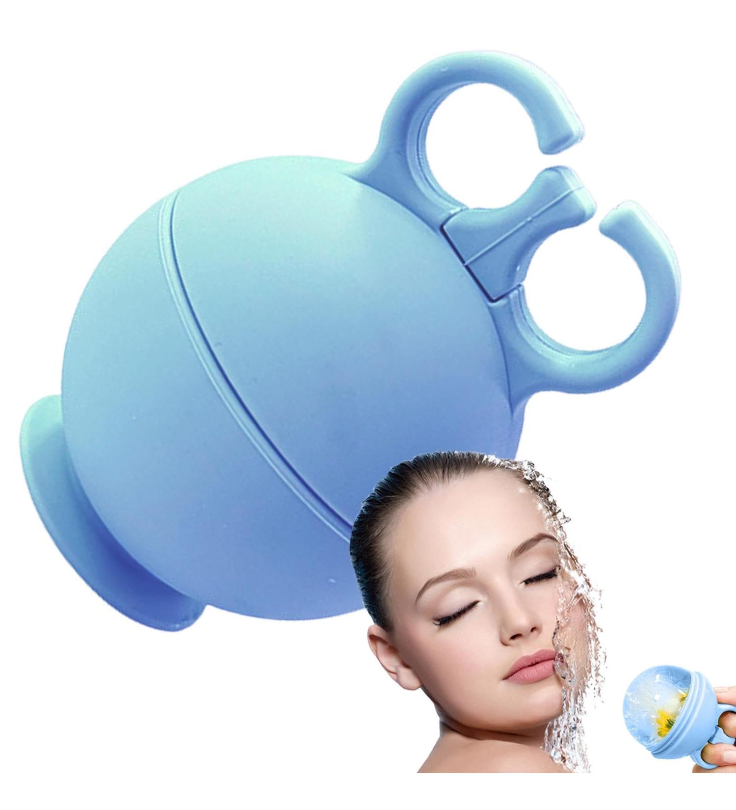 Buy Facial Ice Shape - Reusable Silicone Ice Molds for Face | Cold Therapy Tool for Women - Blue - Buy Online on GoSupps.com