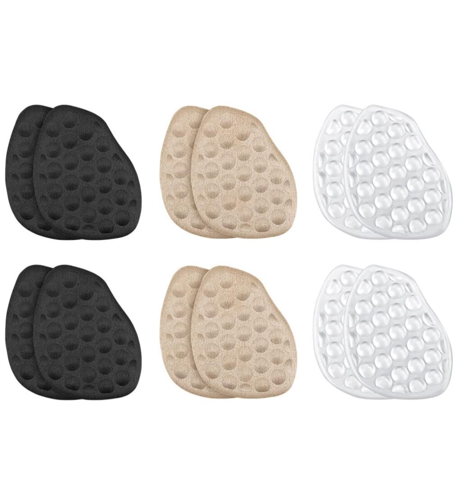 Shop LALAFINA 6 Pairs High Heels Forefoot Pads - Reusable Gel Shoe Insoles & Fillers for Ultimate Comfort | International Shipping Available - Buy Online on GoSupps.com