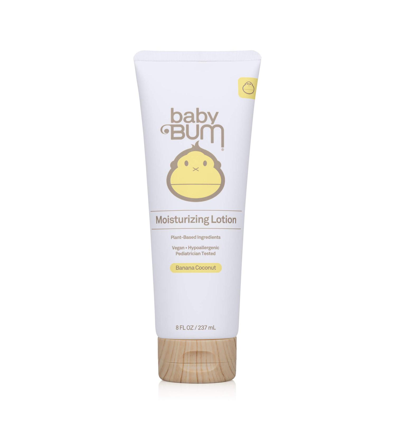 Baby Bum Everyday Lotion - Moisturizing Body Lotion for Sensitive Skin | Shea and Cocoa Butter | Banana Coconut | 8 Fl Oz (Pack of 1) - Buy Online on GoSupps.com