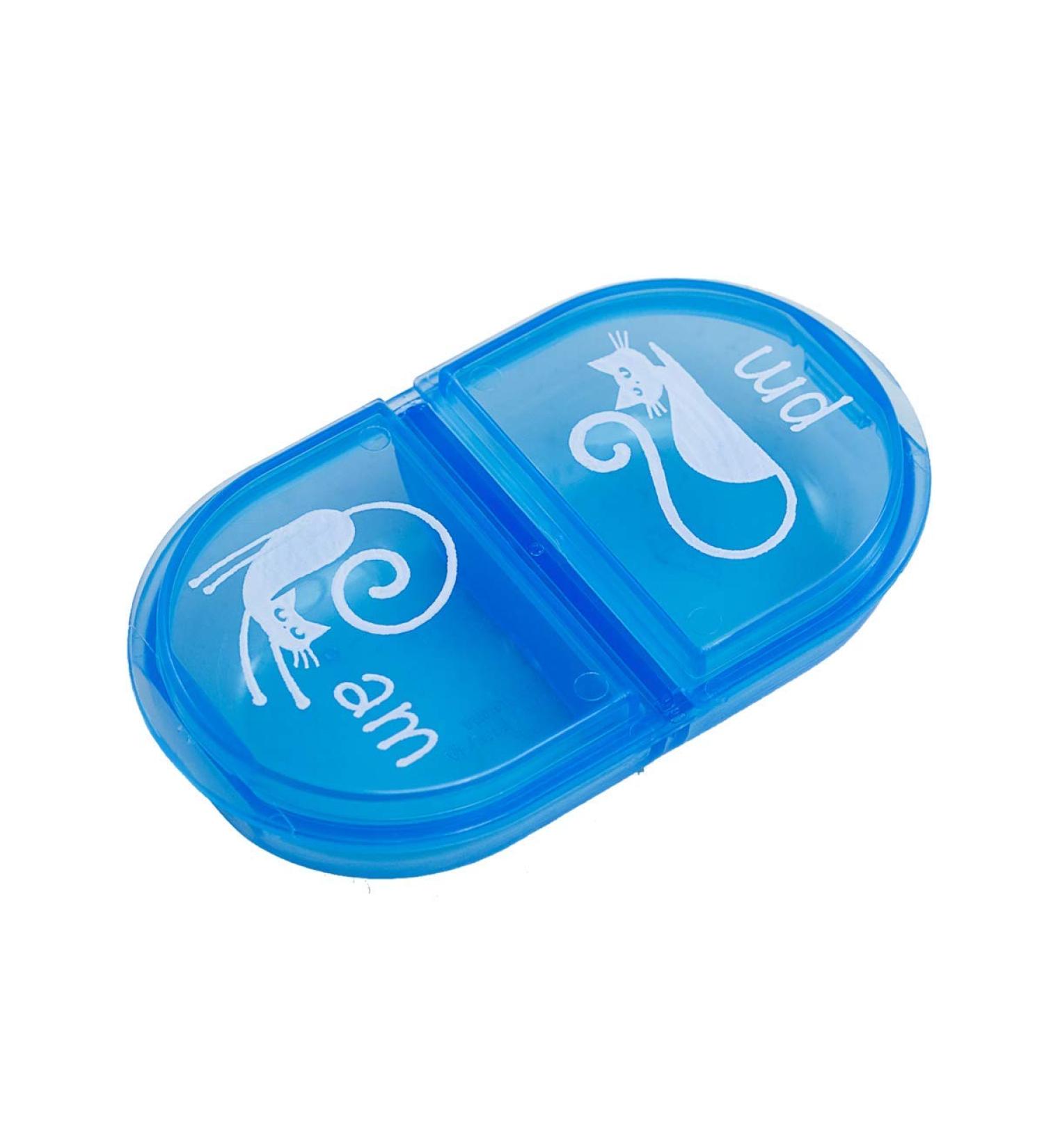 EZY DOSE Pets Daily AM/PM Pill Case - Medicine Planner & Vitamin Organizer for Cats | Travel-Friendly BPA Free Easy to Use - Buy Online on GoSupps.com