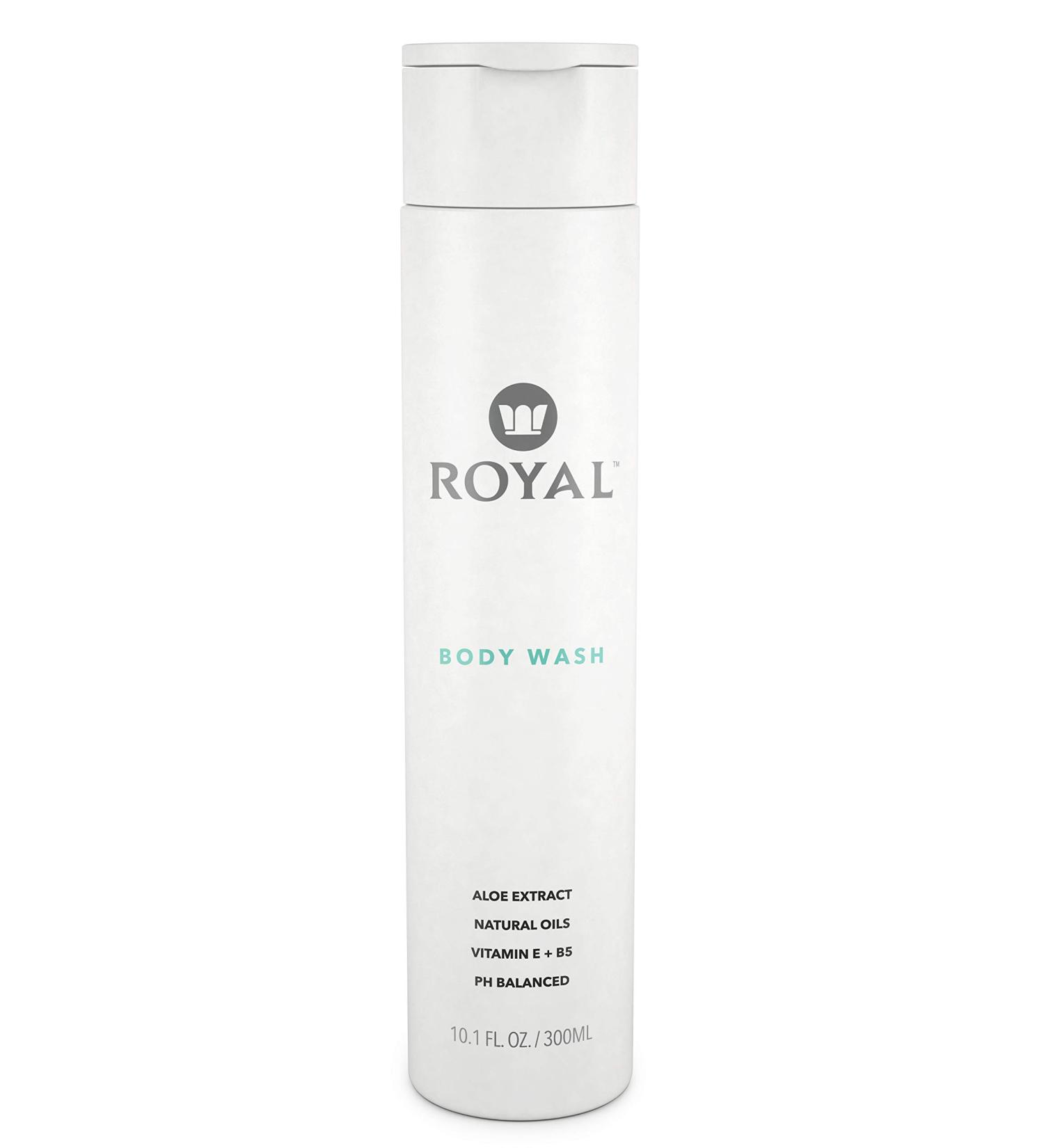 Royal Vegan Intimacy Body Wash - Organic pH Balanced Cleanser with Aloe Vera and Plant Oils - 300mL - Buy Online on GoSupps.com