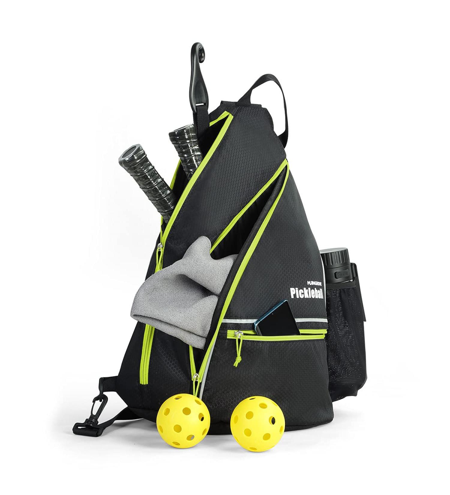 Mangrove Pickleball Bag - 2023 Design Men's & Women's Backpack with Fence Hook & Safety Features | Green Pickle Ball Paddle Bag - Buy Online on GoSupps.com