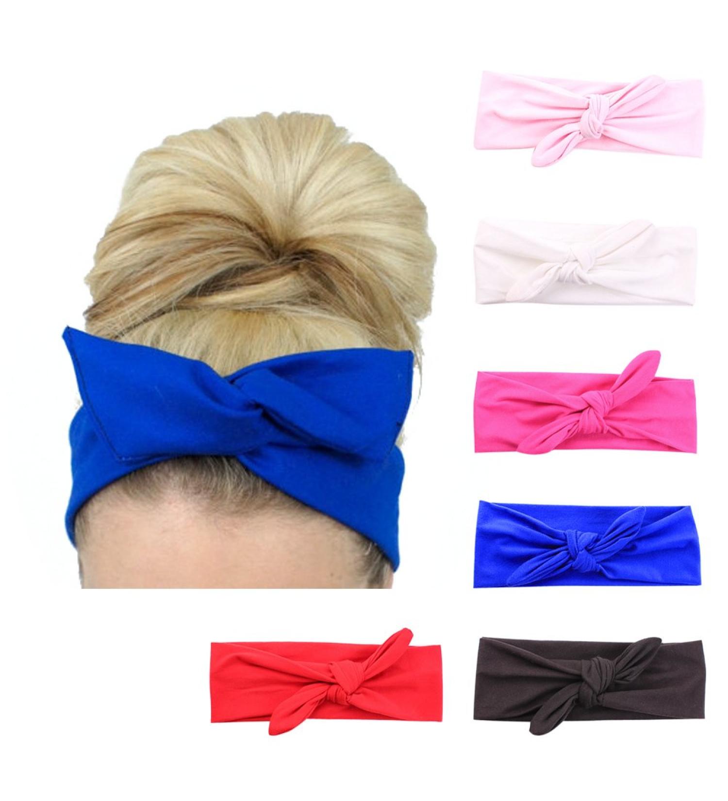 Shop Women's Knot Headbands - 6 Pack Sports Hair Accessories for Running & Fitness - Buy Online on GoSupps.com