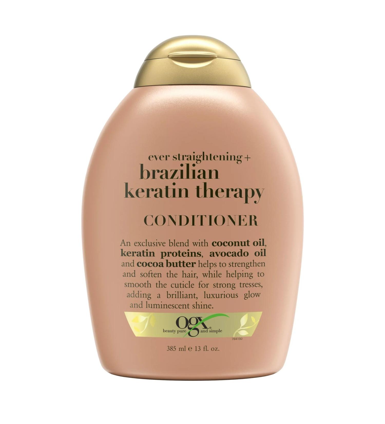 Buy Organix Ever Straight Conditioner Brazilian Keratin Therapy 13 oz - Smooth Frizz & Enhance Shine | International Shipping Available - Buy Online on GoSupps.com
