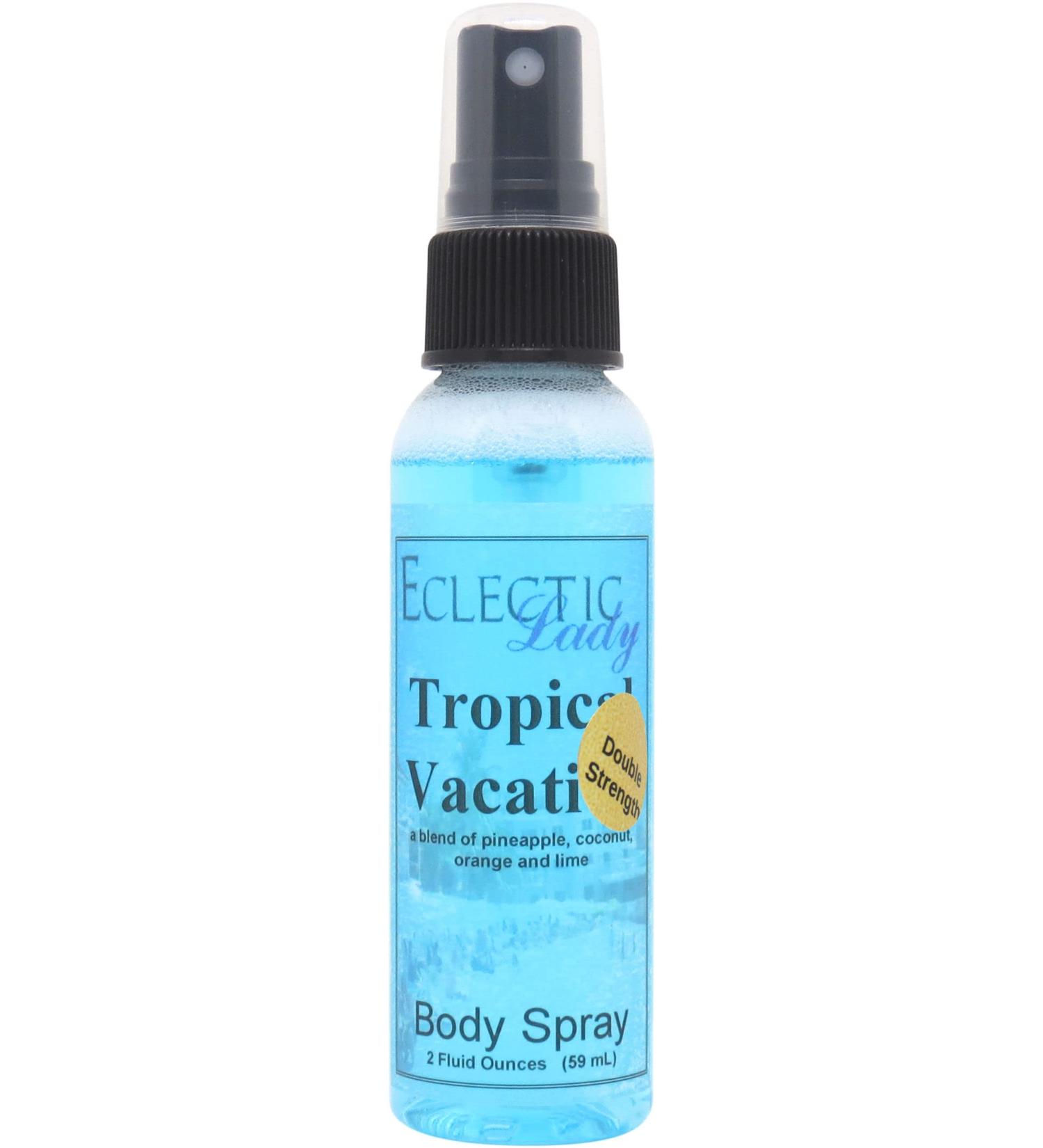 Tropical Vacation Body Spray (Double Strength) 2 ounces Body Mist for Women with Clean Light & Gentle Fragrance Long Lasting Perfume with Comforting Scent for Men & Women Cologne with Soft 2 Fluid Ounces (Double Strength) - Buy Online on GoSupps.com