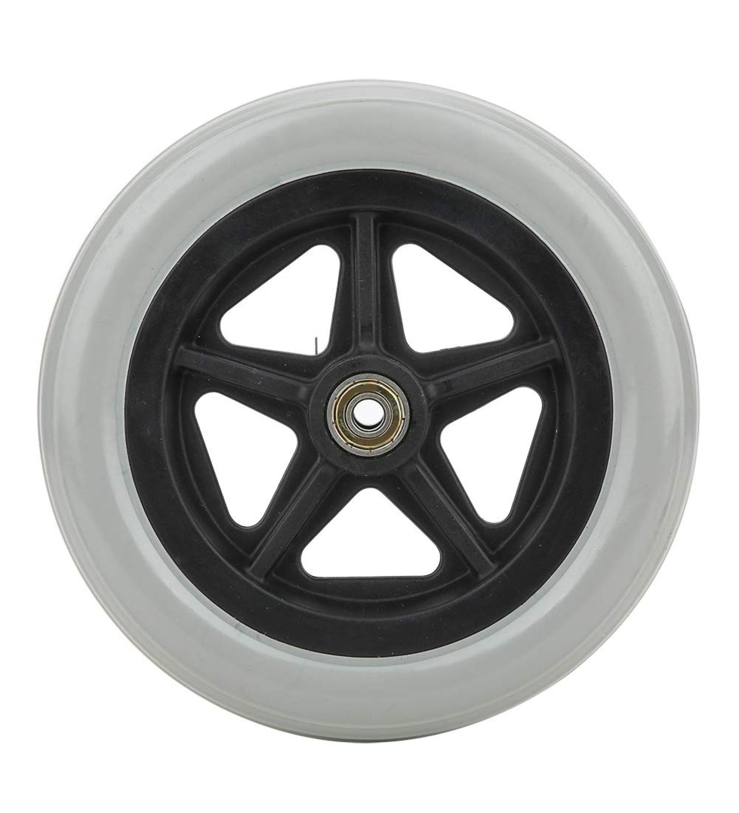 7 Inch Rubber Wheelchair Wheel Anti-Slip Casters Rollers Front Wheels Rollator Walker Replacement Universal Feet Accessories with Limited Mobility for Disabled Old People Use - Buy Online on GoSupps.com