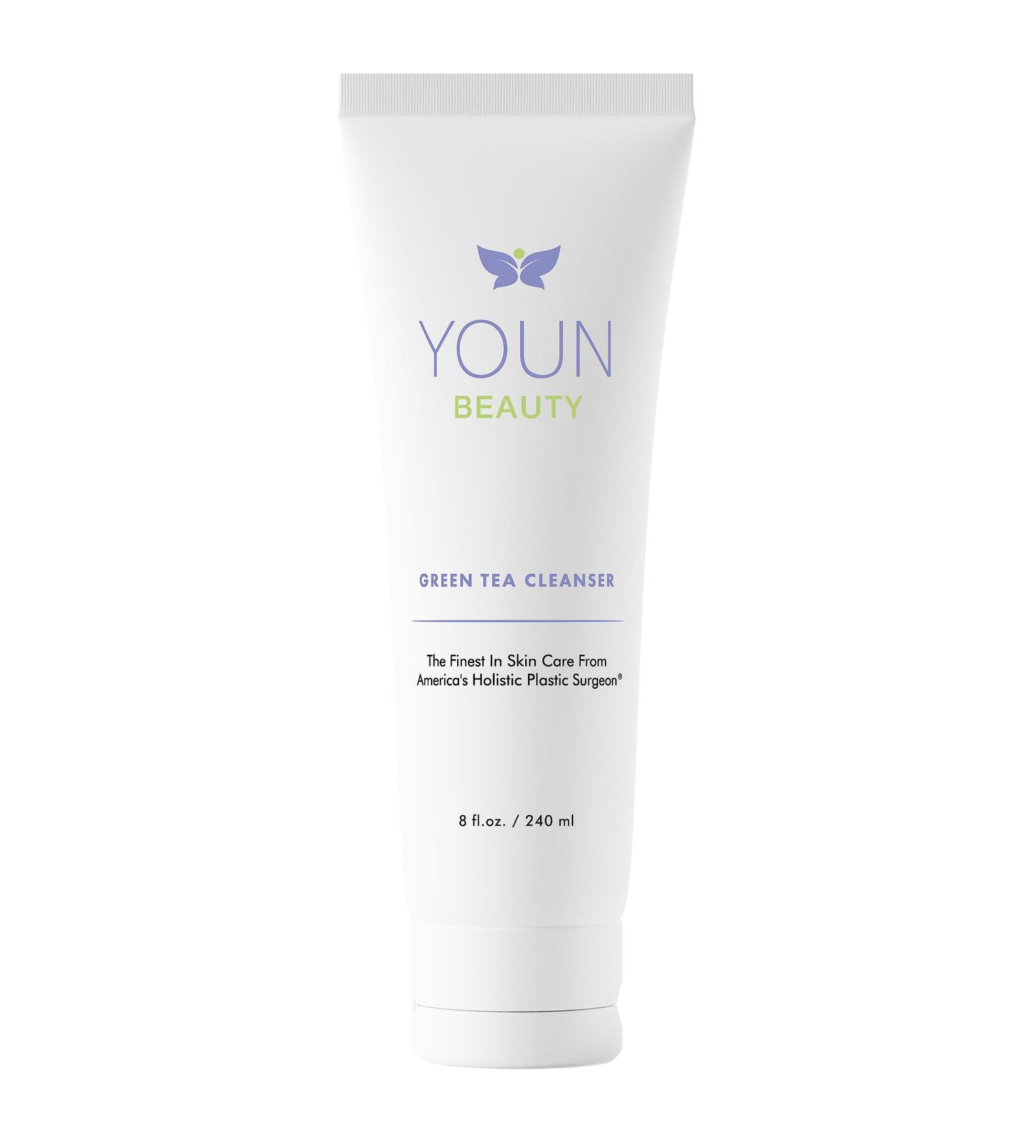 YOUN Beauty Green Tea Face Cleanser by Dr. Anthony Youn | Paraben-Free Hydrating Daily Wash with Aloe Vera Chamomile & Cucumber for All Skin Types | Shop Internationally - Buy Online on GoSupps.com