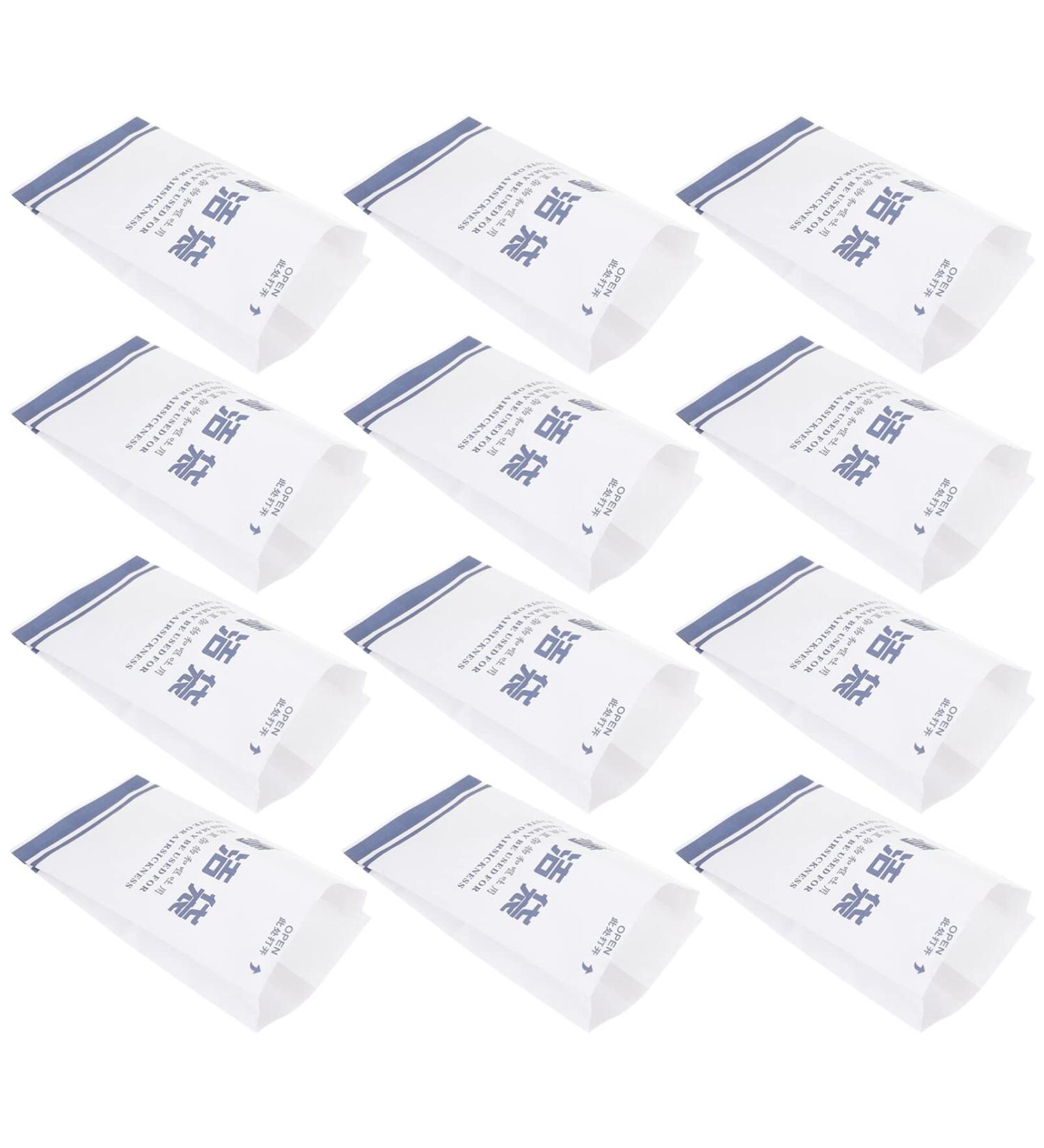 COHEALI Mini You Will Receive 100pcs Sickness Bags The car Sick Bags Measure Approximately 25.00 X 12.50 X 3.00 cm/9.82 X 4.91 X 1.18in Vomit Bags Disposable Vomit Bags Disposable
