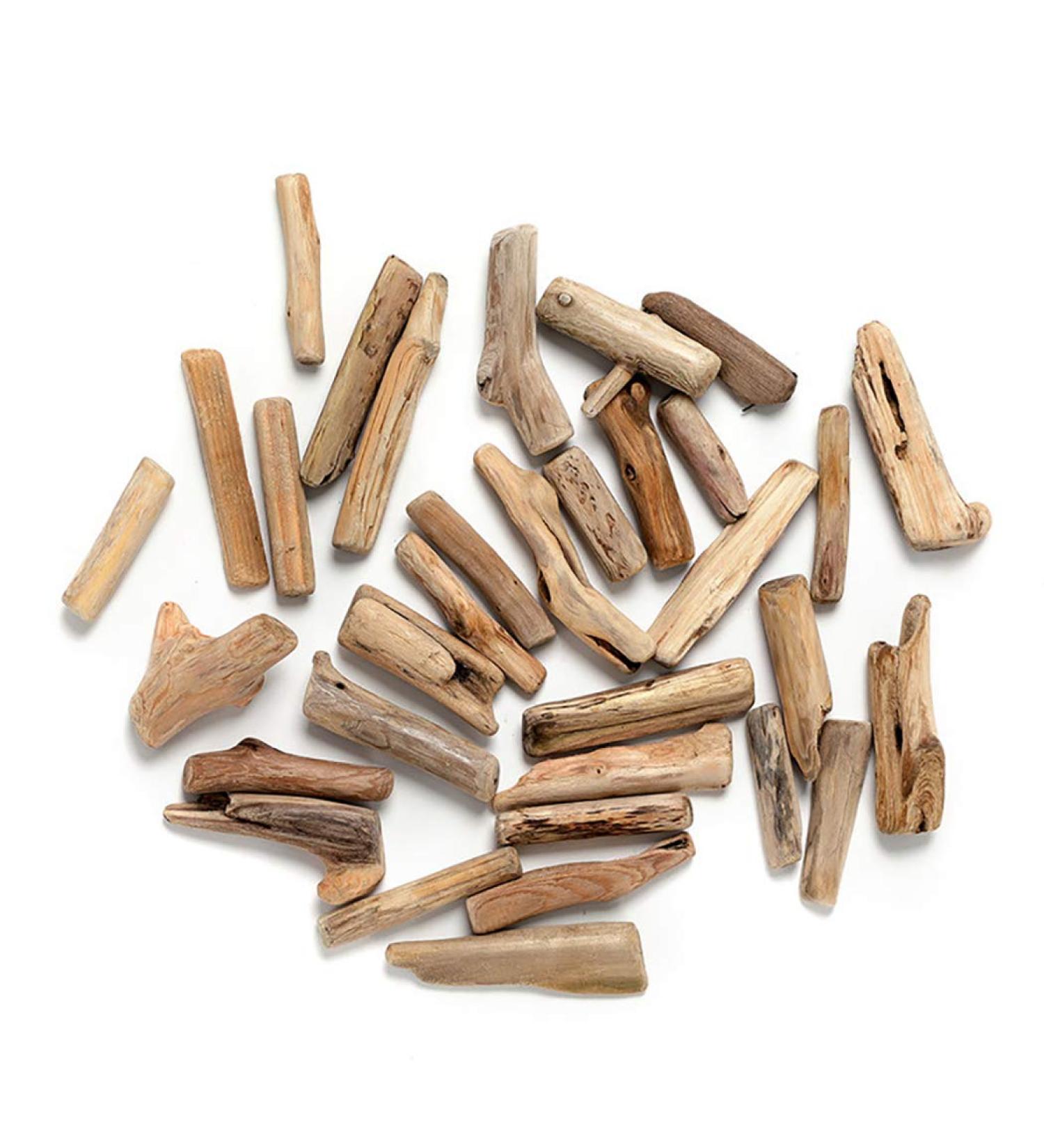 Zoylink 30PCS Driftwood Pieces for DIY Crafts | Natural Aquarium Decor & Fish Tank Ornaments - Buy Online on GoSupps.com