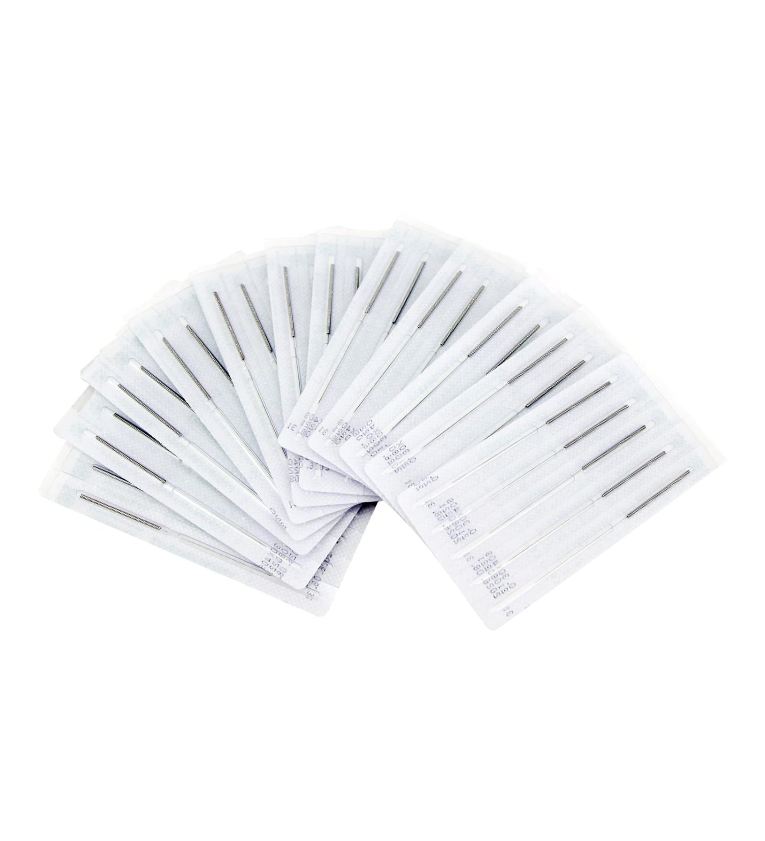100pcs ZHONGYAN TAIHE Sterile Disposable Massage Needles for Pain Relief | 0.30mm x 30mm - International Shipping Available - Buy Online on GoSupps.com