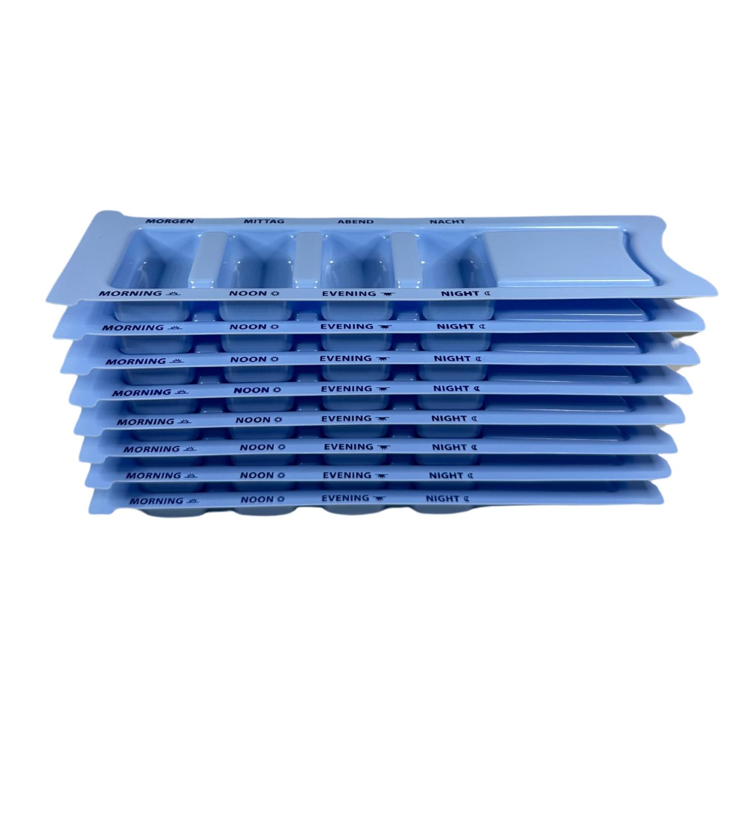 Buy Medicinal Dispenses Medication Organizer | Daily Dosing Aid Tablet Dispenser for Morning Noon Evening Night (10) - International Shipping Available - Buy Online on GoSupps.com