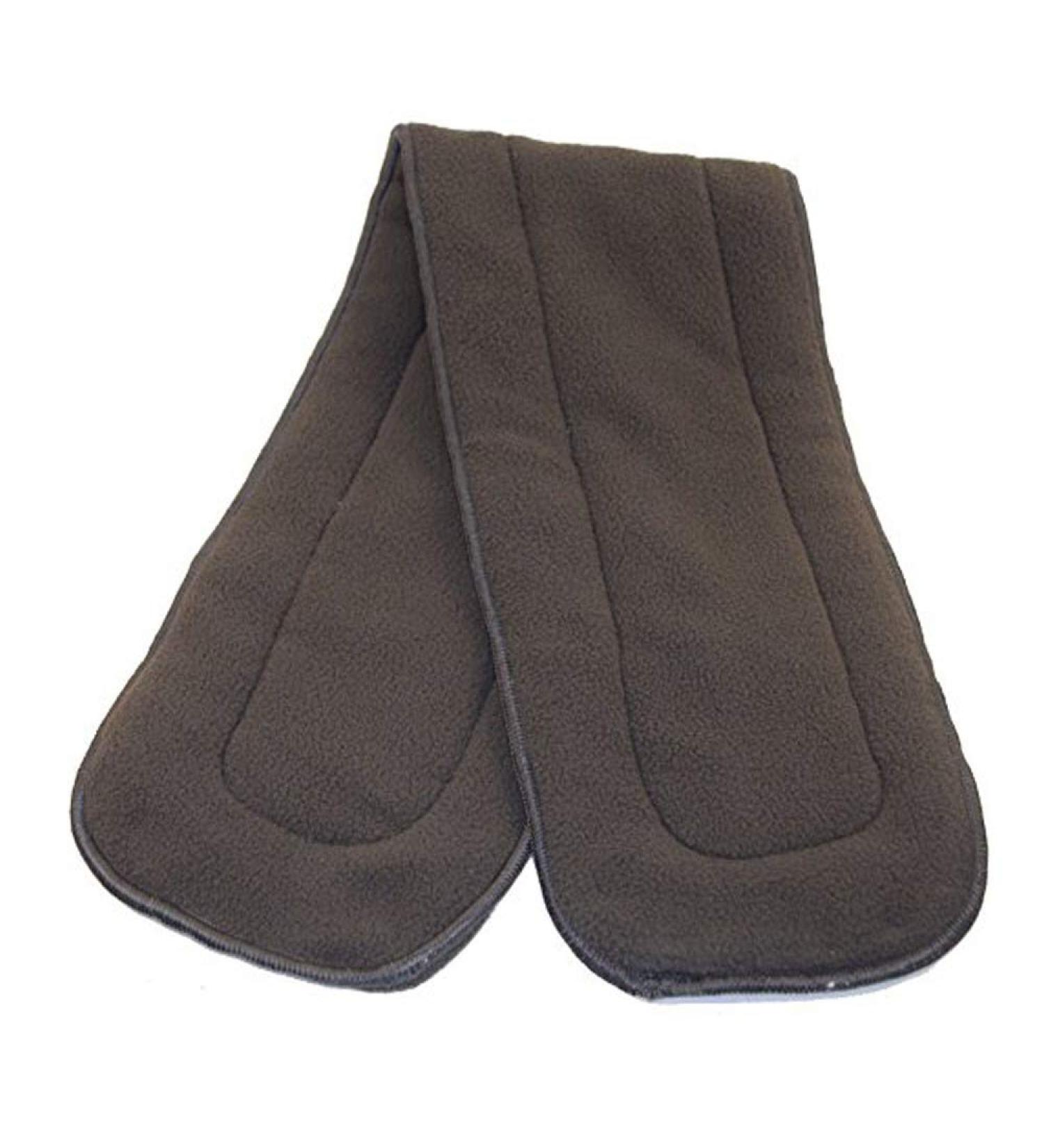Adult Cloth Diaper Insert Pads - Oversize (6x24) Charcoal Bamboo & Microfleece Booster Pad - Washable & Reusable Absorbent 4-Layer Inserts - Babyland (3) - Buy Online on GoSupps.com