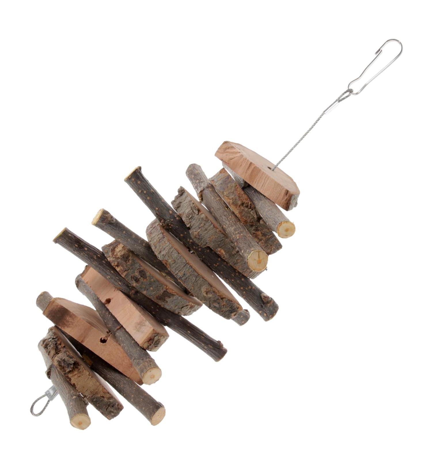 INOOMP Oral Biting Playthings Wooden Pet Chewing Balls Bunny Treats Comforting Teething Toy - Buy Online on GoSupps.com