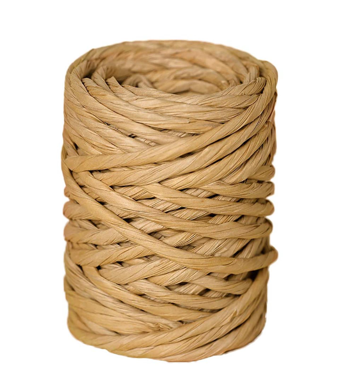 Colorful Raffia Stripes Paper String for Wedding Decor & DIY Crafts - 15.31 Yards - Buy Online on GoSupps.com
