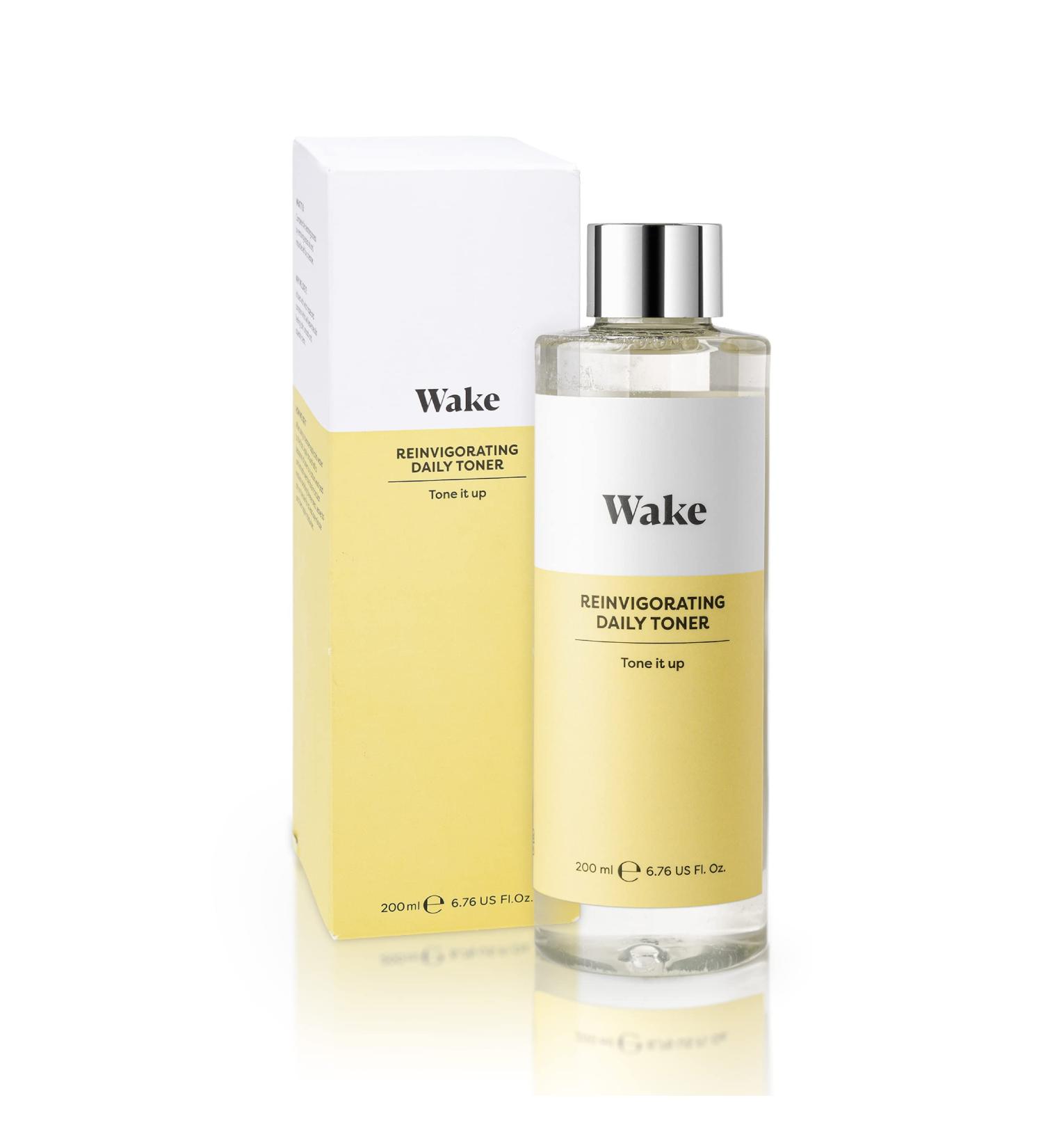 Wake Skincare Reinvigorating Daily Toner with Witch Hazel and Allantoin -Toner for Face - Toner for Oily Skin - Hydrating Toner - 200ml - Buy Online on GoSupps.com