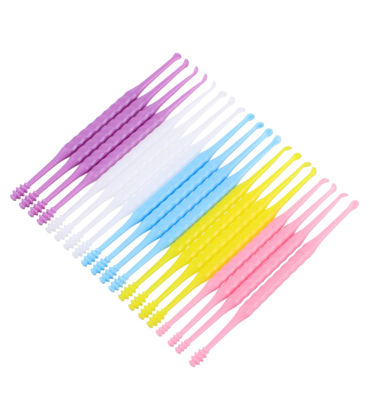 WEKAMOS 20pcs Spiral Earwax Removal Tool Ear Cleaner Booger Picker Double-Ended Earwax Removal to Use for Ears - Buy Online on GoSupps.com