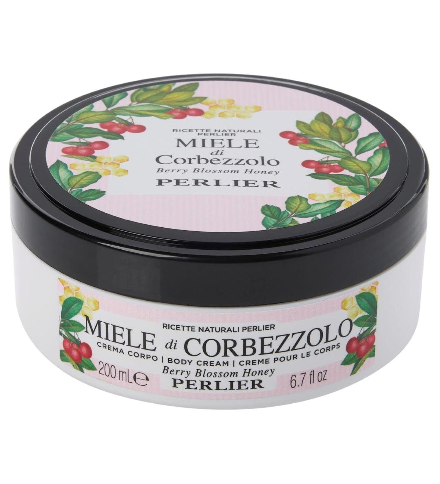 Perlier Berry Blossom Honey Body Cream 6.7 fl oz Moisturizing Formula with Italian Honey - Buy Online on GoSupps.com