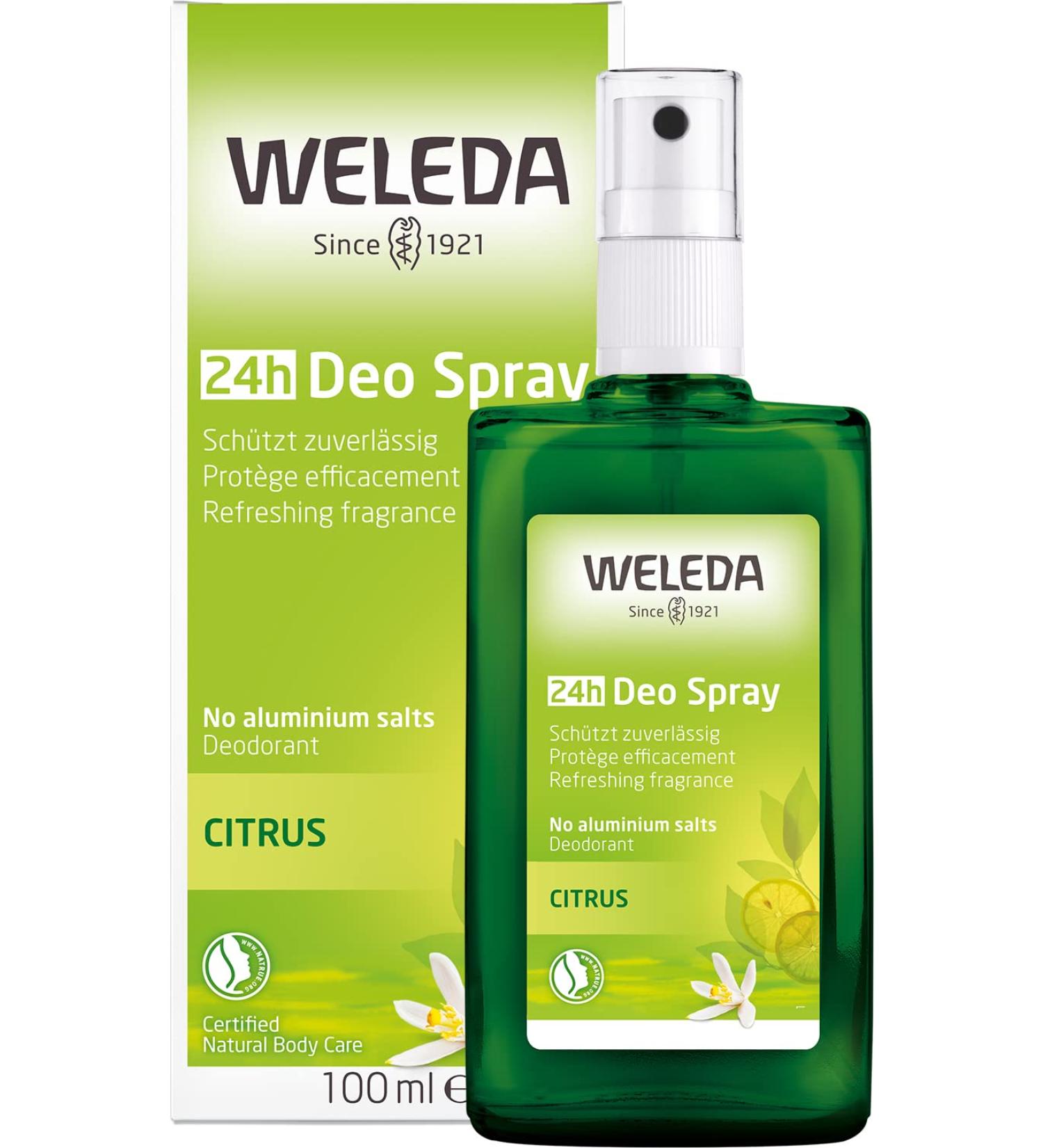 Weleda  Deodorant  Citrus  3.4 oz Spray