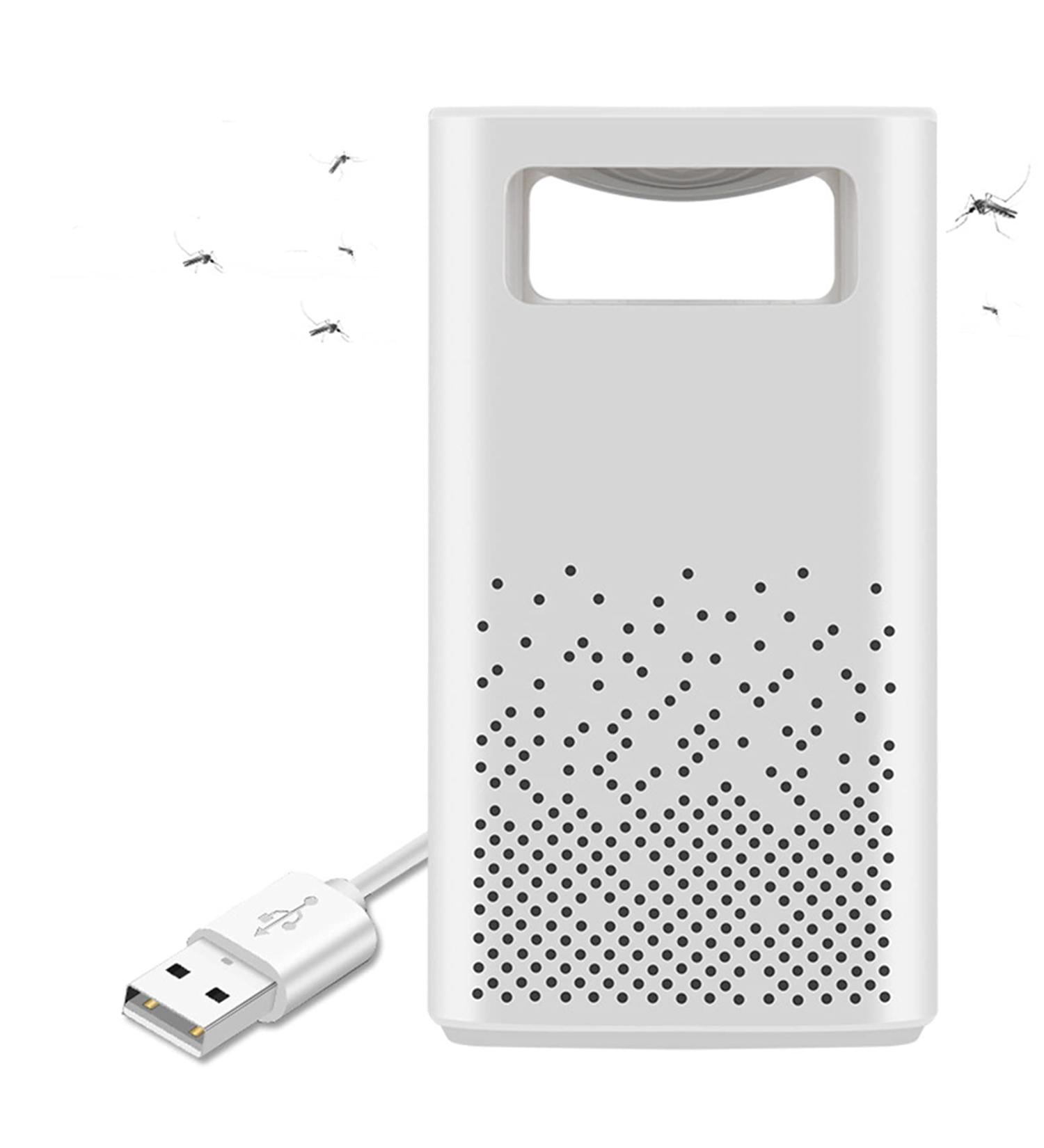 Indoor Fly Trap Mosquito Trap Safe High Powered Bug Zapper No Radiation Perfect for Home Garden Outdoor Backyard USB Power White - Buy Online on GoSupps.com