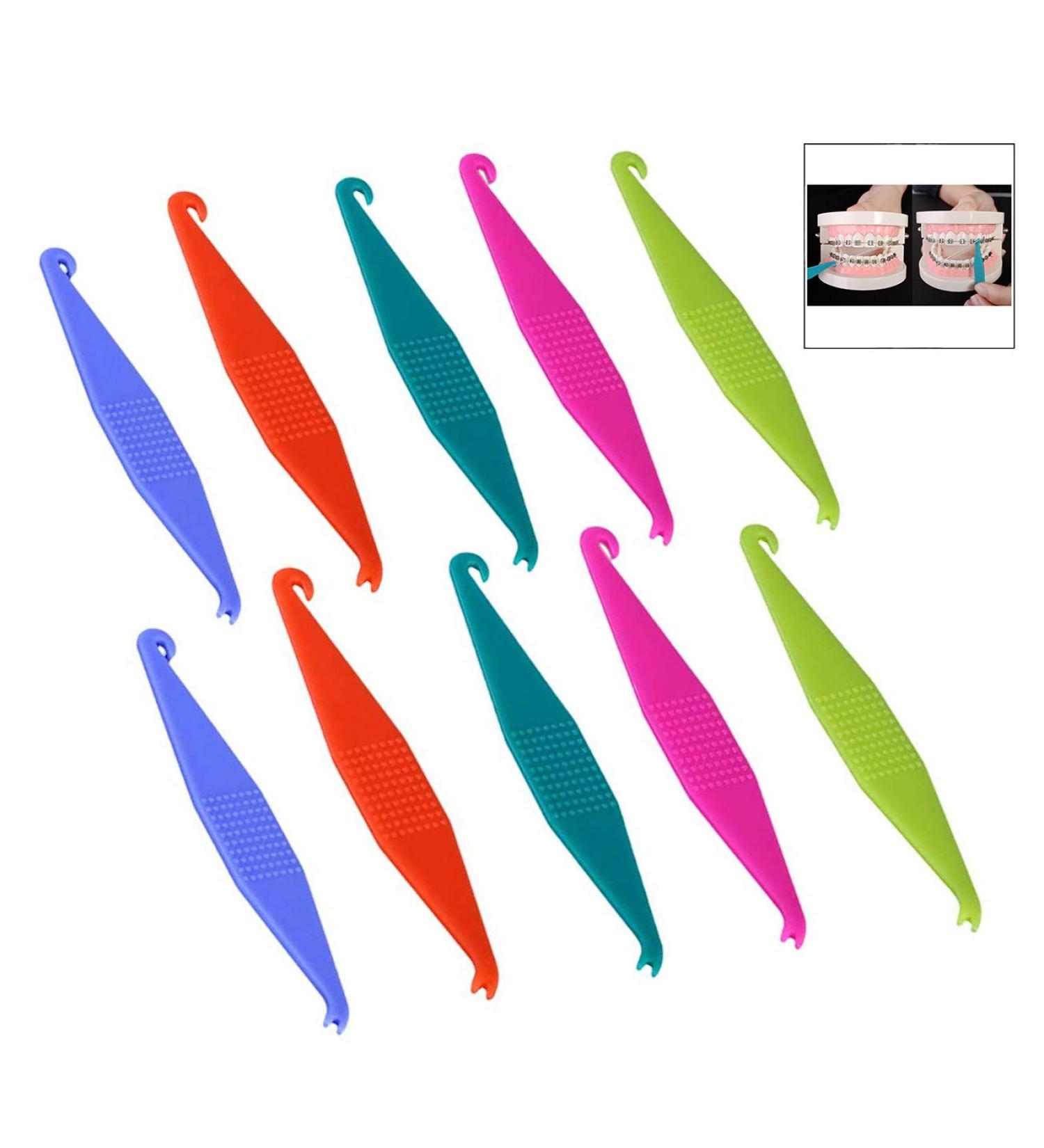 Xrten 10 Pieces Orthodontic Elastic Placer & Rubber Band Remover | Premium Dental Care Tools for Perfect Smiles - Buy Online on GoSupps.com