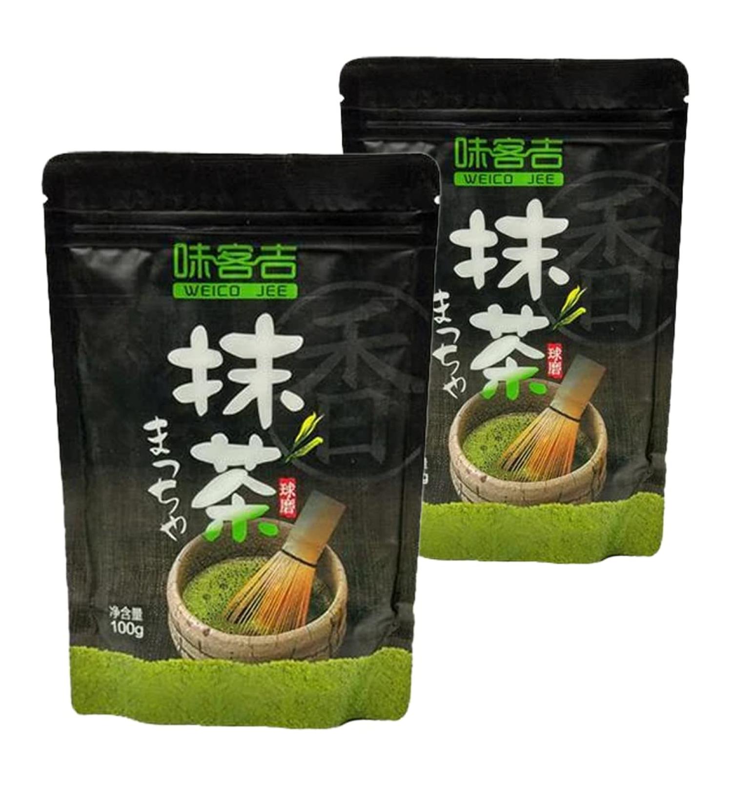 Weico Jee Matcha Green Tea Powder 2 x 100g (Pack of 2) - Buy Online on GoSupps.com