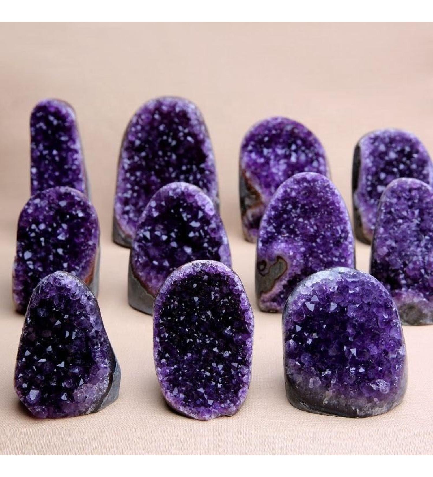 Pakmez Wholesale Natural Stones Quartz Crystal Clusters Amethyst geode for feng Shui 1pc (Color : 1300g-1500g) - Buy Online on GoSupps.com